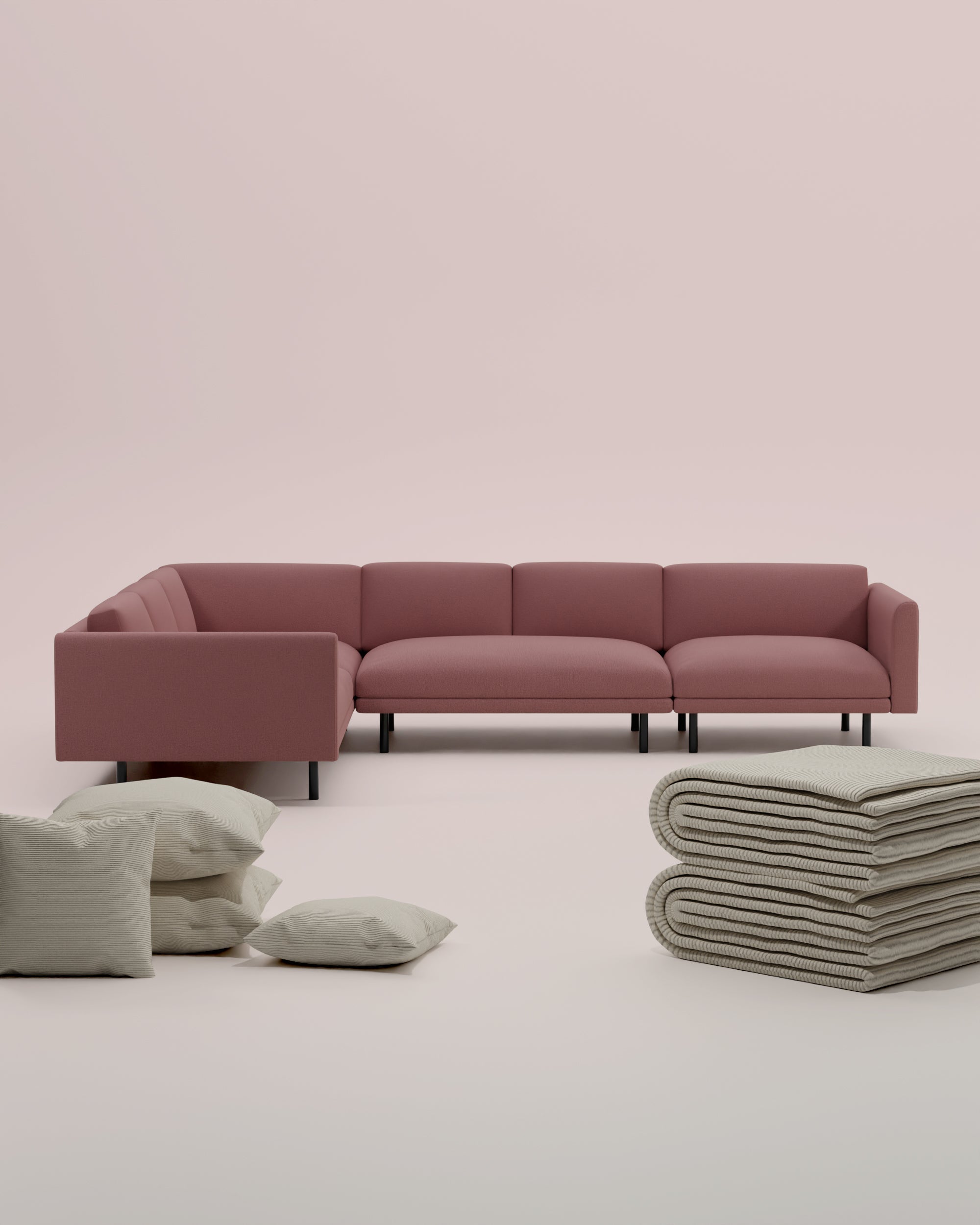 Ensemble 3 en 1 Canapé modulable Aera Canapé d'angle XL avec fonction sommeil