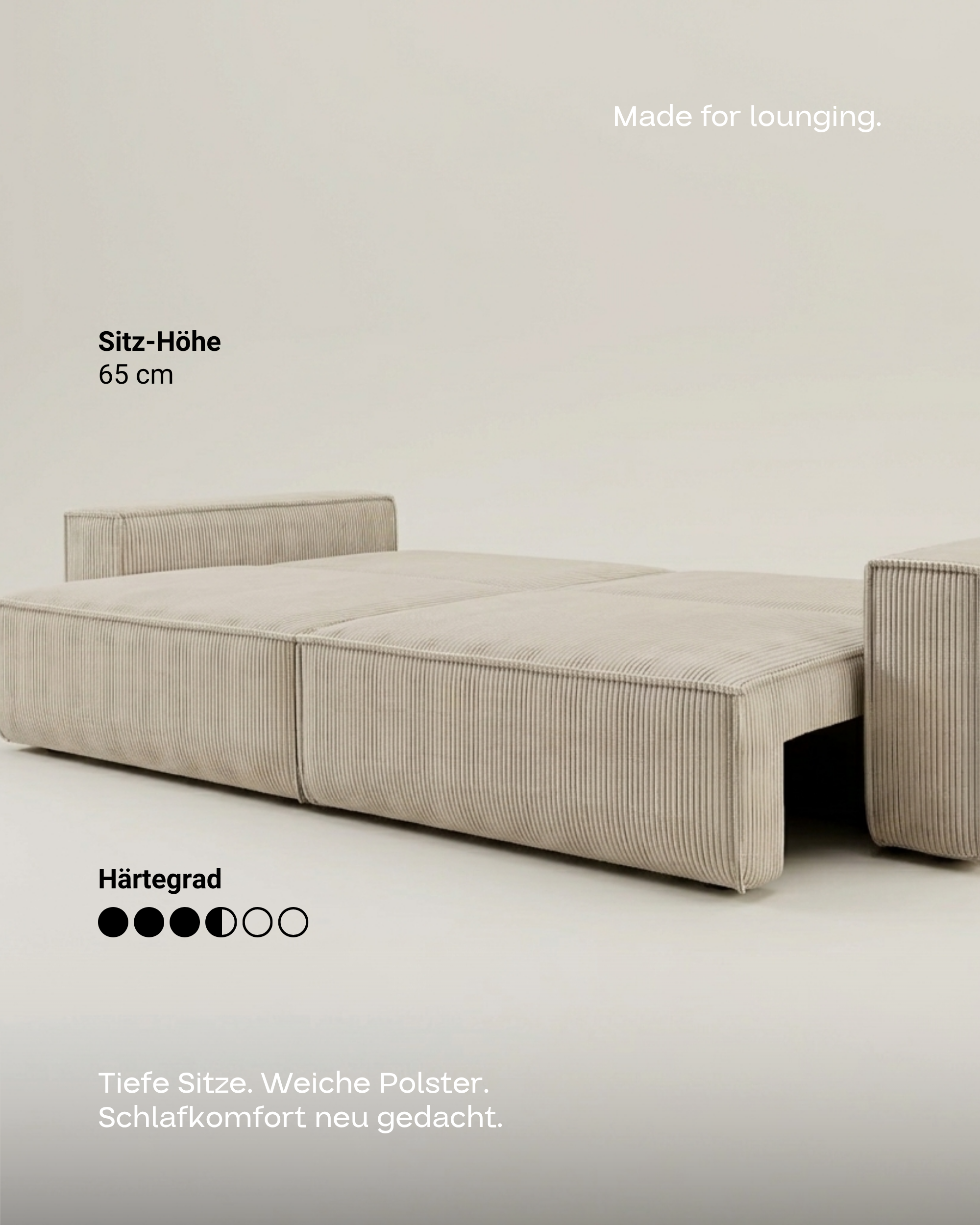 Sofa Bed Nora 3-seater