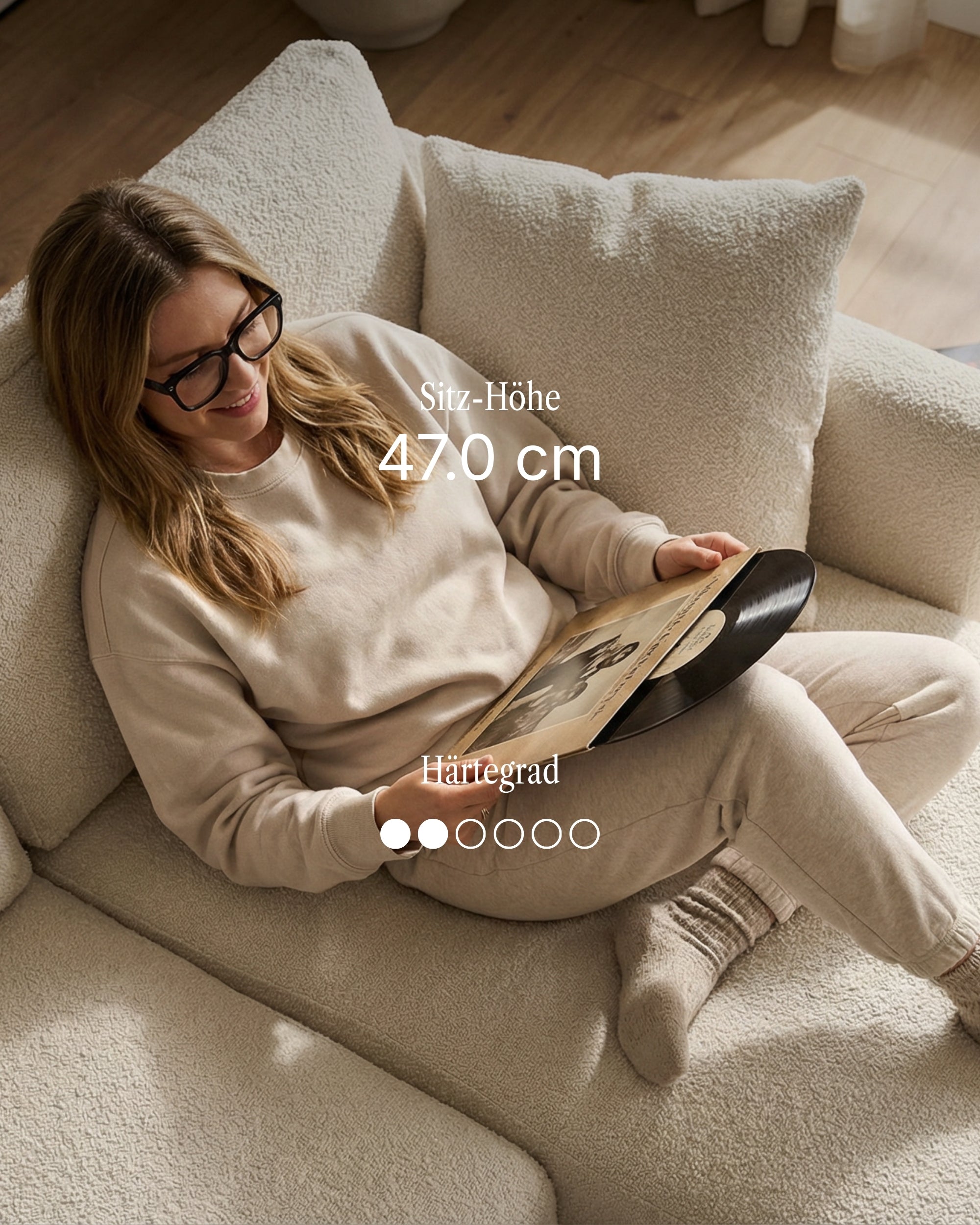 Modulares Sofa Aera Ecksofa XL mit Schlaffunktion
