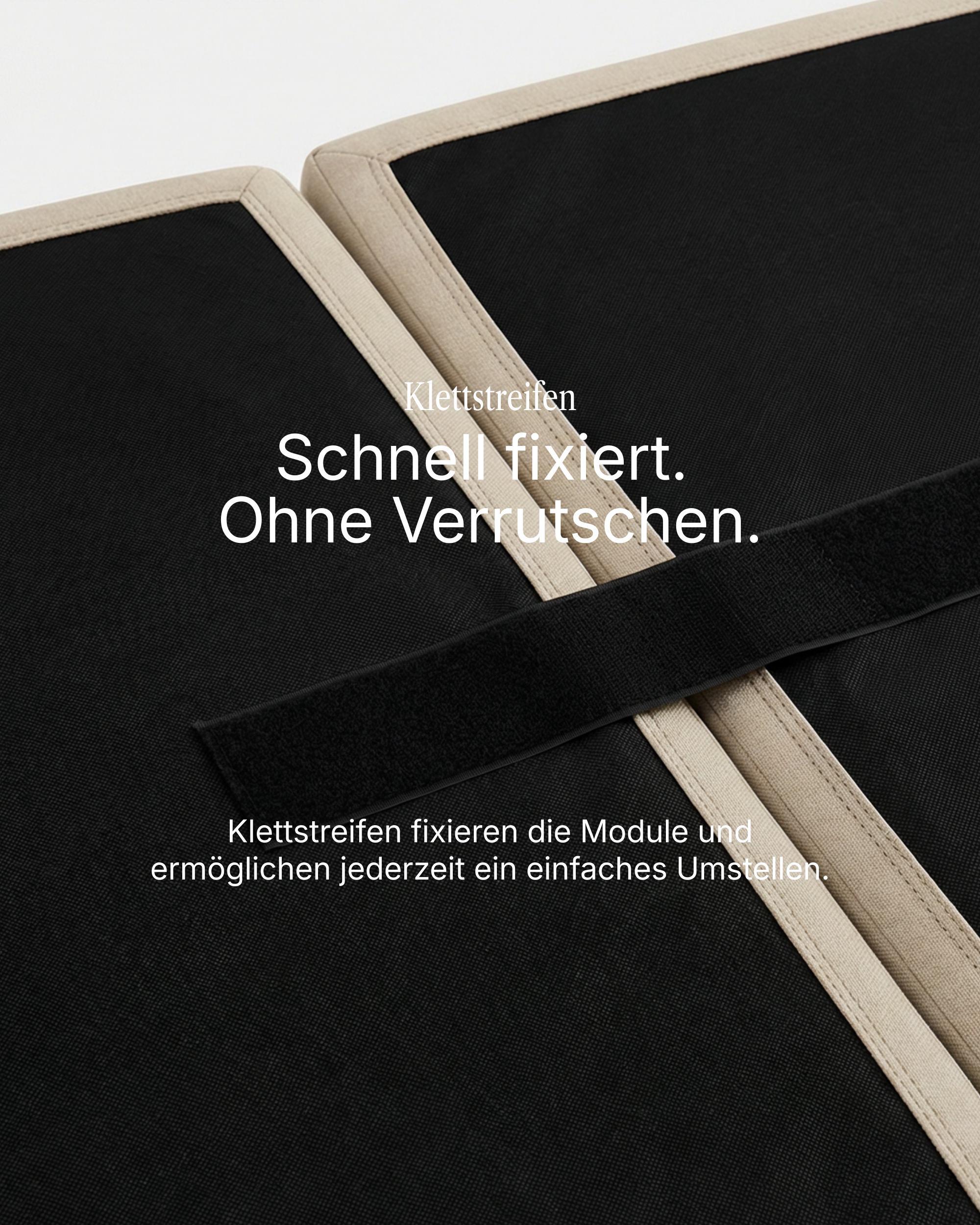 Tissu - Canapé modulaire Terra 2 places