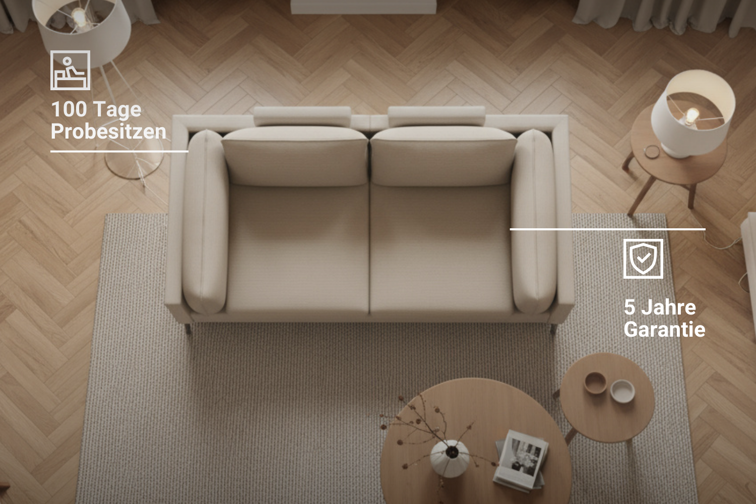 Divano componibile Donna 2 posti con funzione sleep