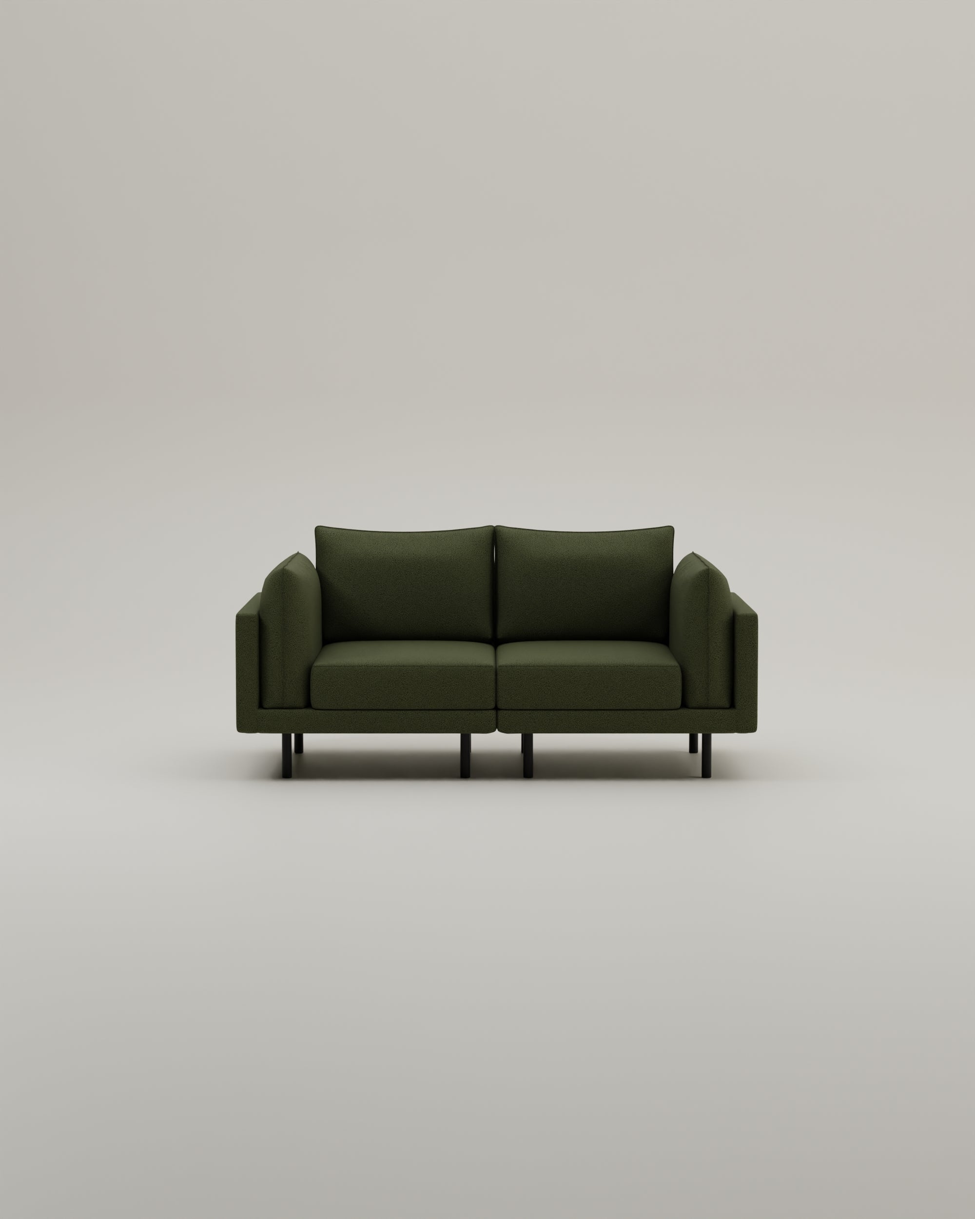 Stoffbezug - Modulares Sofa Donna 2-Sitzer