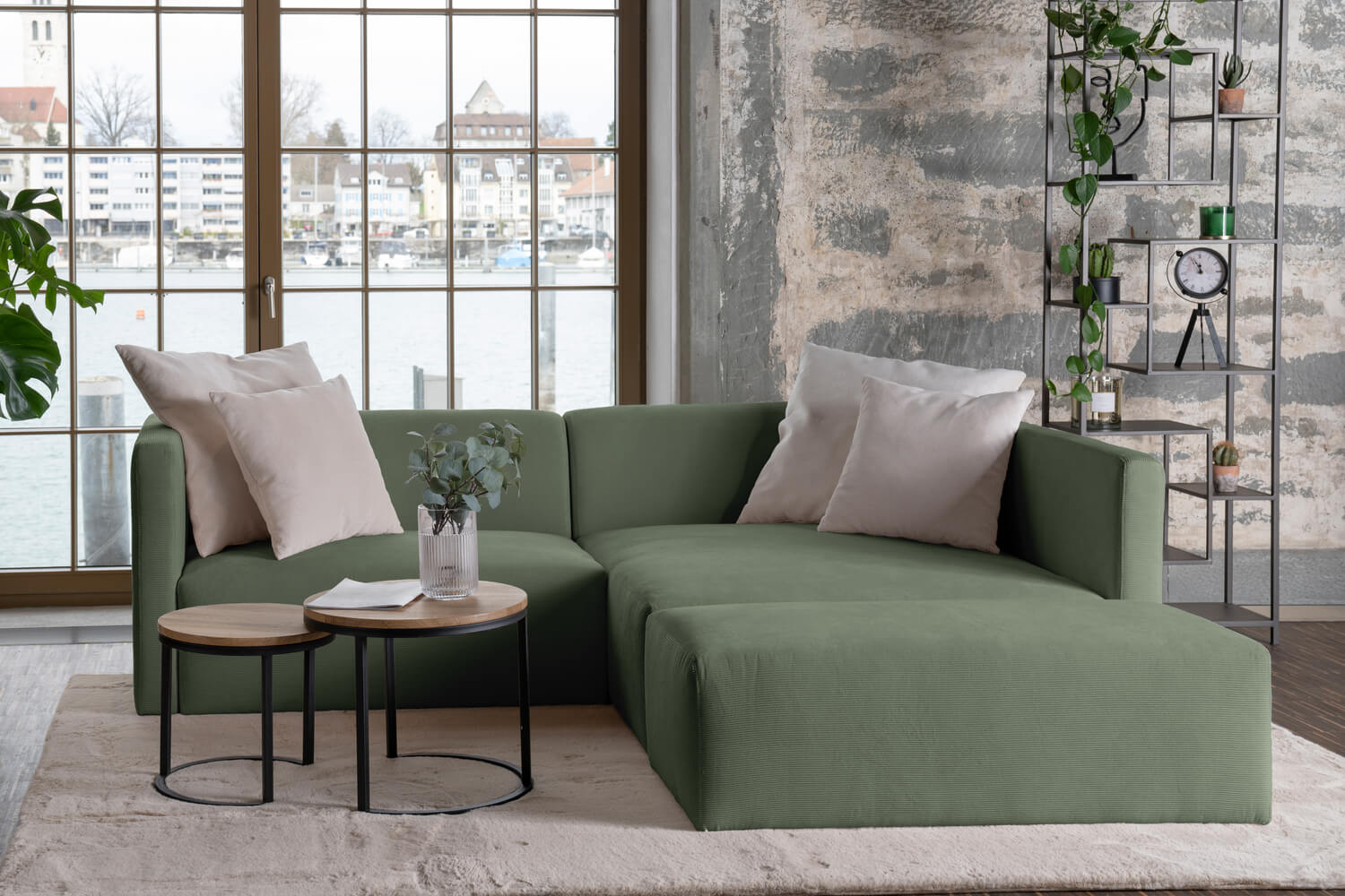 Outlet - Divano modulare Paula S con funzione letto - Showroom Ginevra