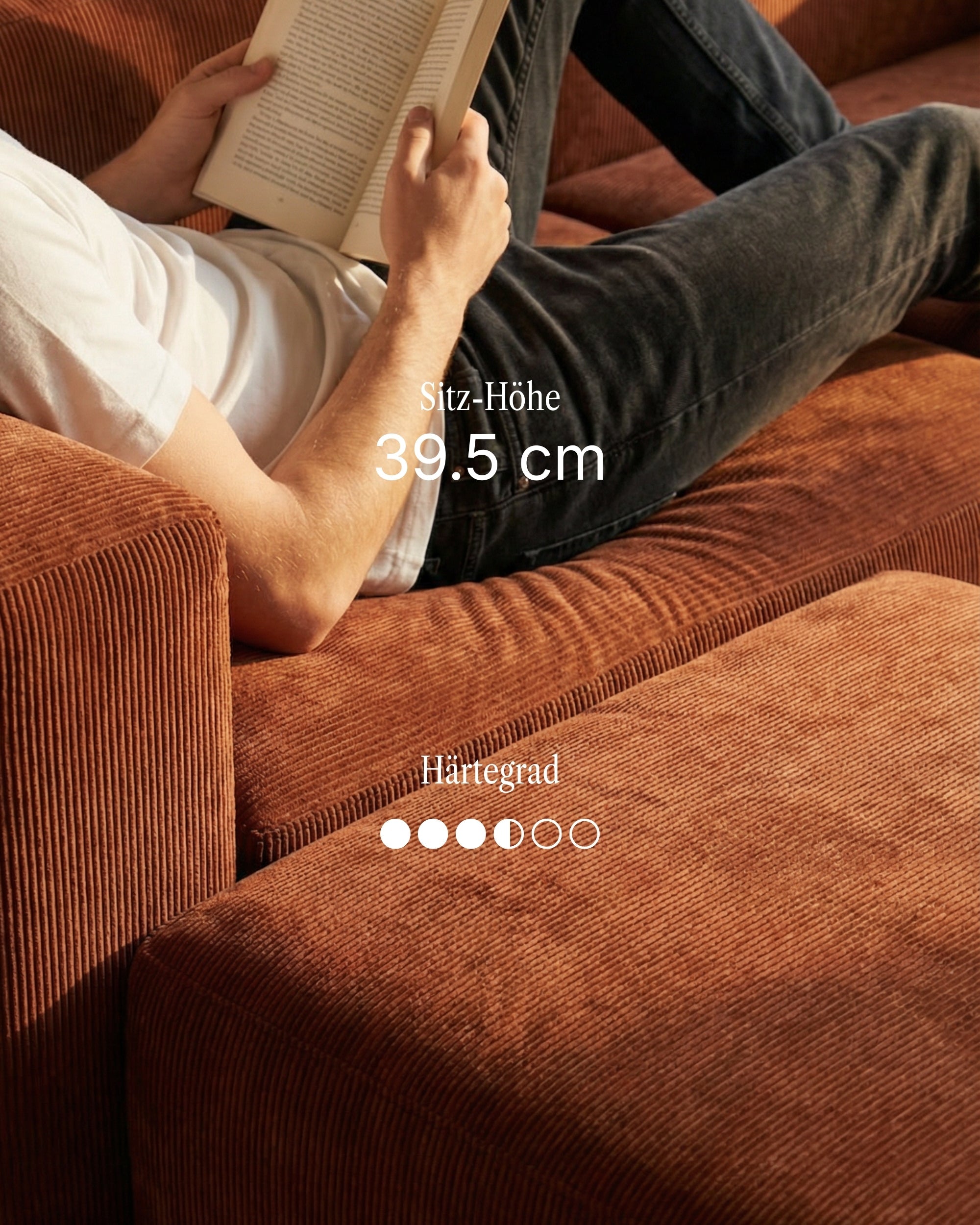 Canapé modulable 2 places Harvey