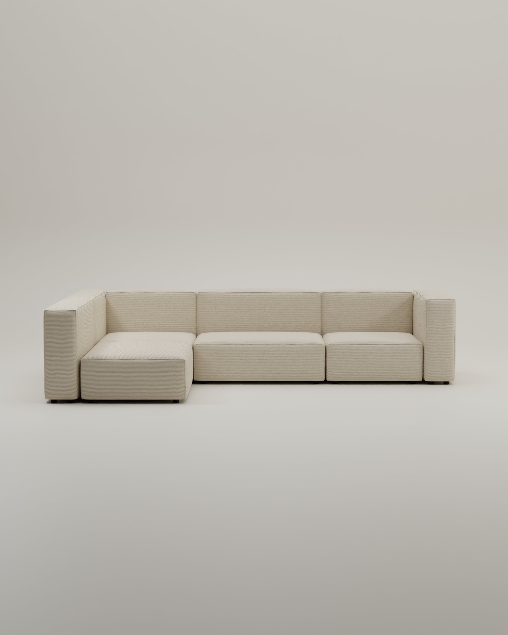Canapé modulable Canapé d'angle Harvey XL avec fonction couchage