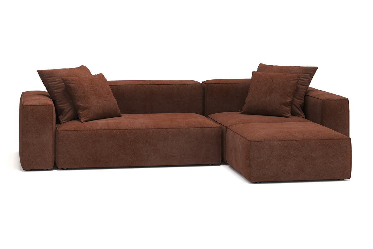 Divano modulare Harvey L con funzione letto