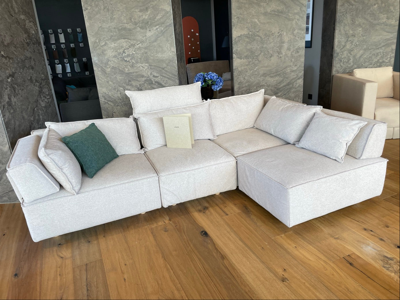 Outlet - Modular sofa Louis M with sleeping function - Showroom Geneva