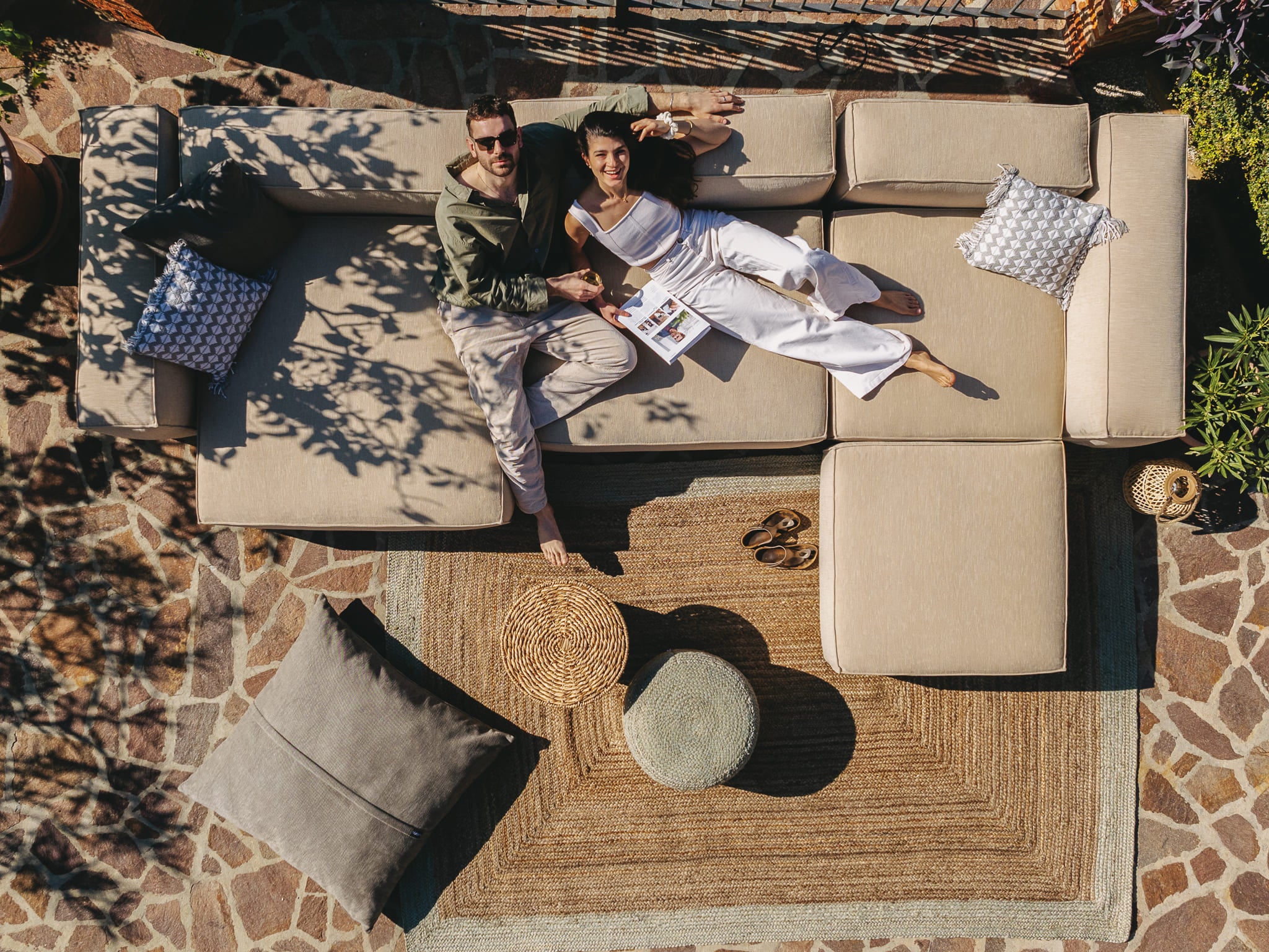 Outlet - Outdoor modular sofa Harvey M - Showroom Geneva