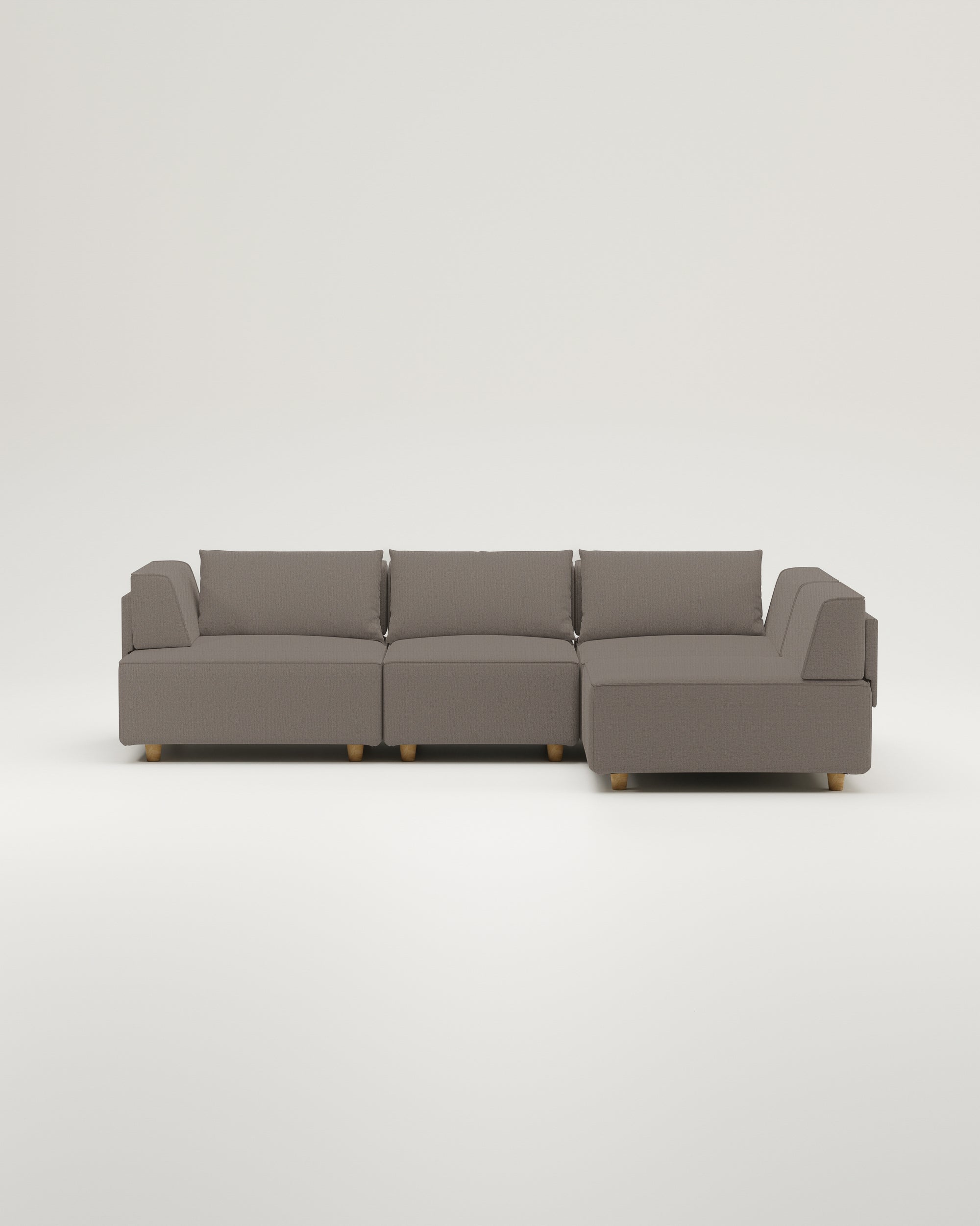 Stoffbezug - Modulares Sofa Louis 4-Sitzer