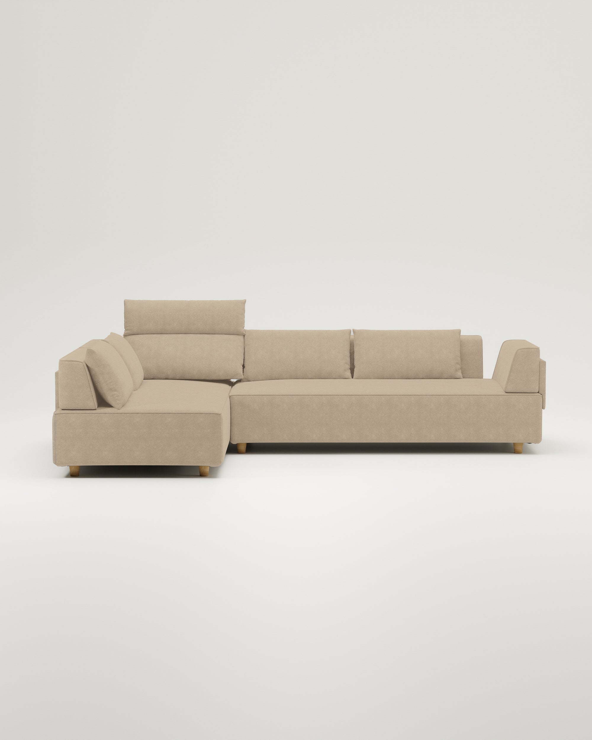 Outlet - Modulares Sofa Louis 5-Sitzer mit Schlaffunktion