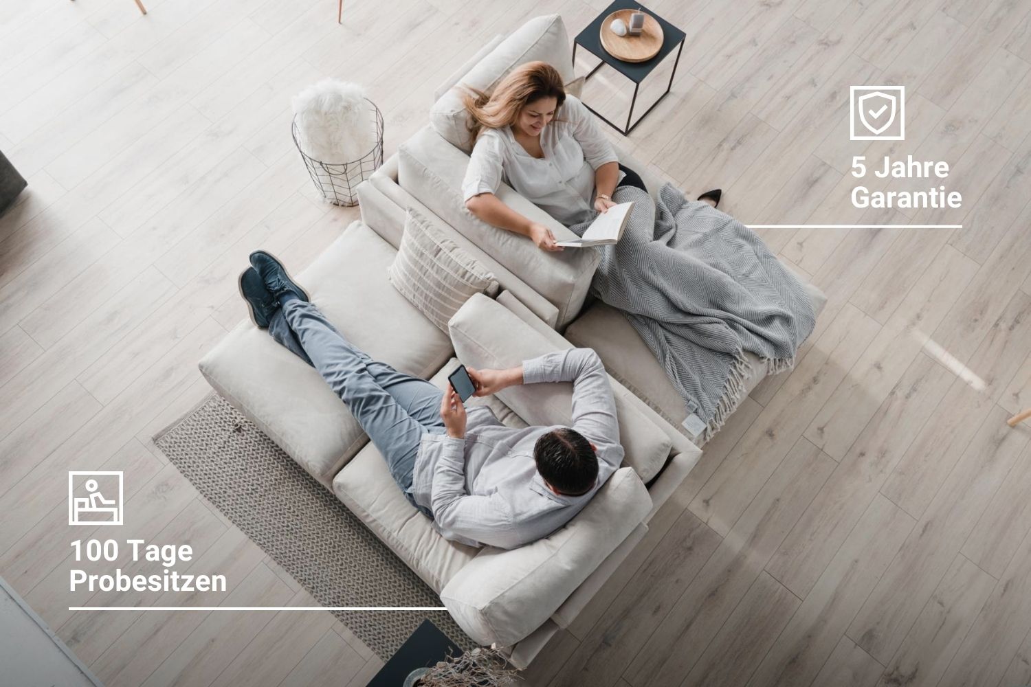 Outlet - Canapé modulable Donna avec fonction sommeil