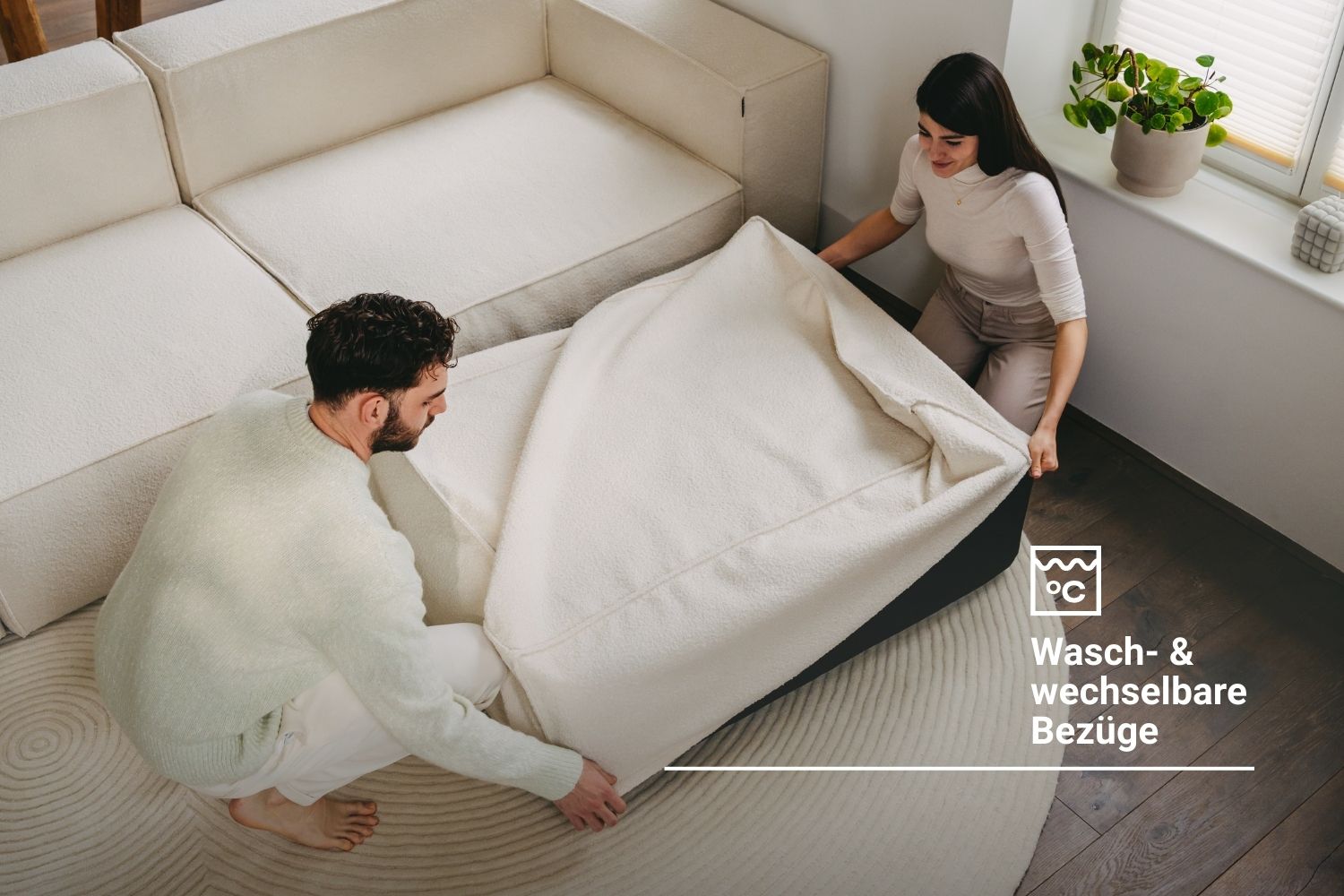 Modulares Sofa Harvey 2-Sitzer