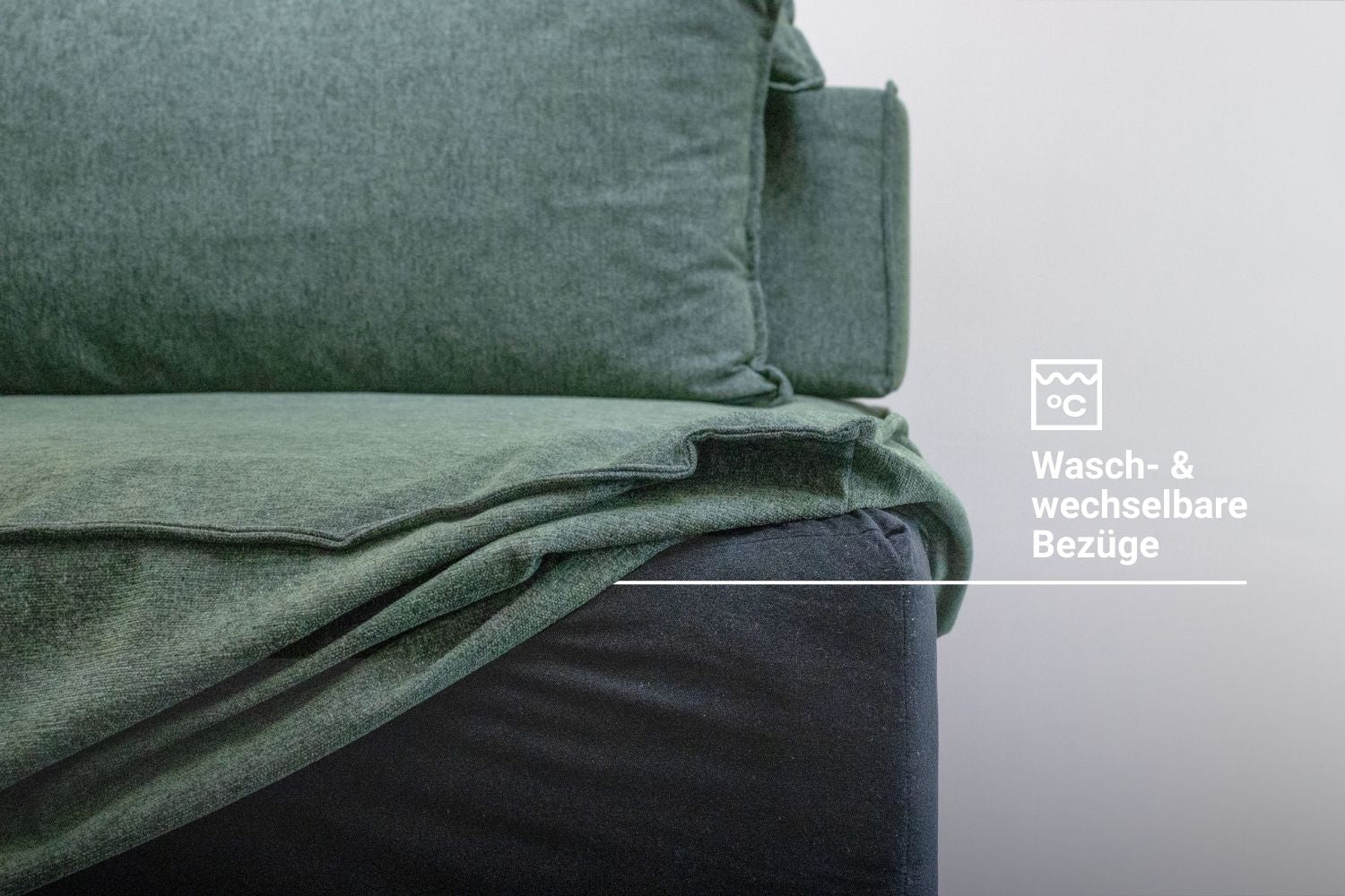 Outlet - Modulares Sofa Louis 5-Sitzer mit Schlaffunktion