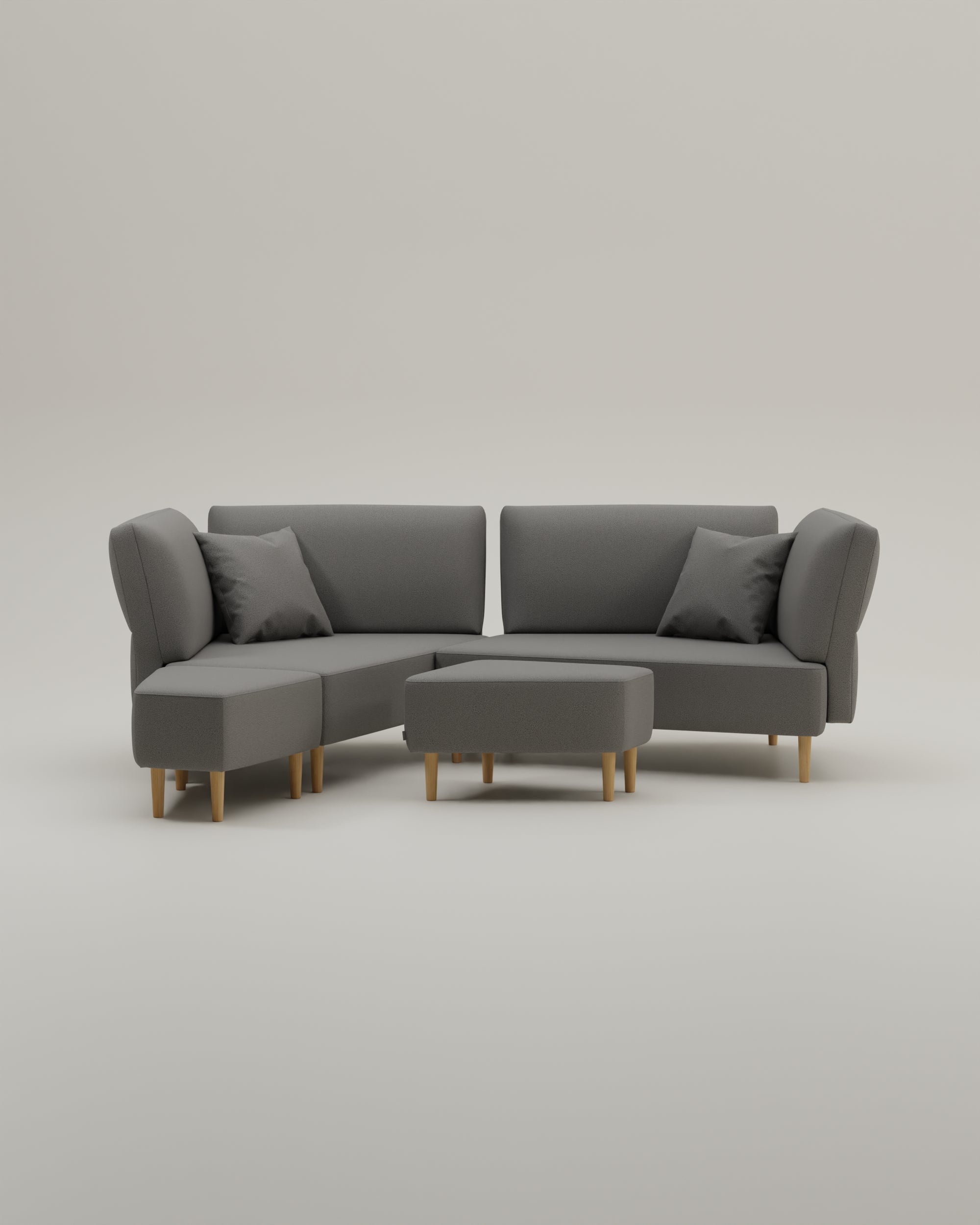 Stoffbezug - Modulares Sofa Mike mit Schlaffunktion