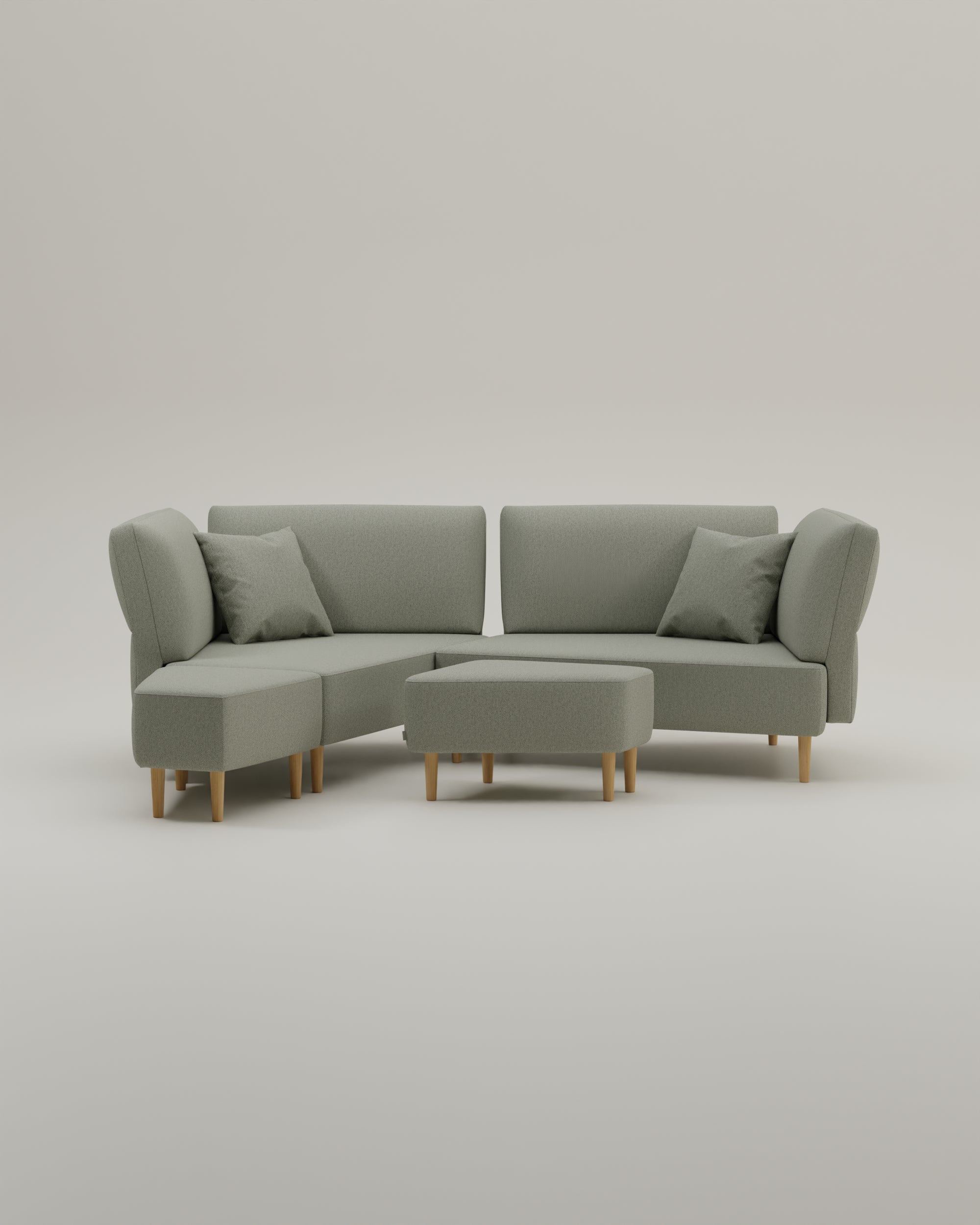 Stoffbezug - Modulares Sofa Mike mit Schlaffunktion