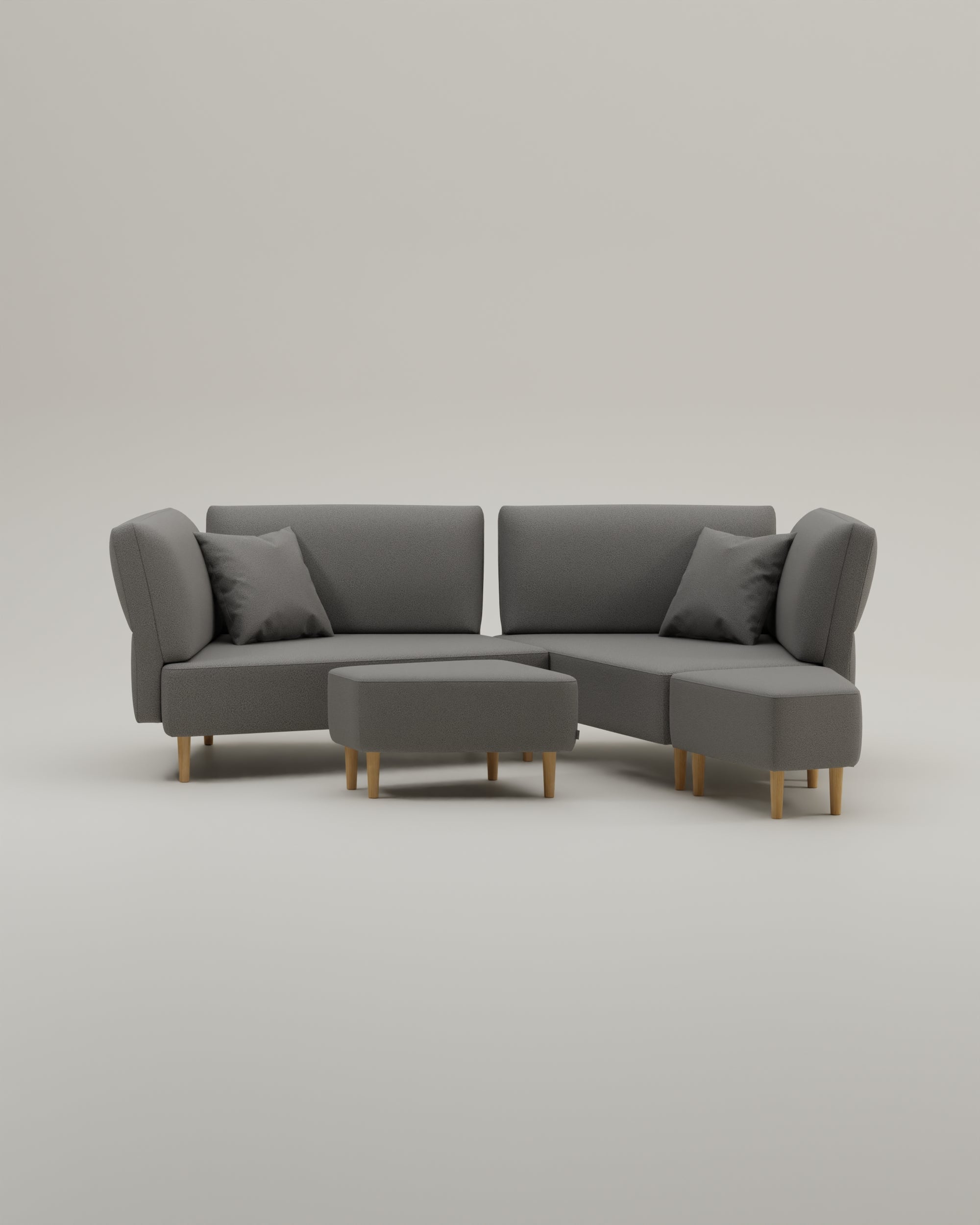 Stoffbezug - Modulares Sofa Mike mit Schlaffunktion