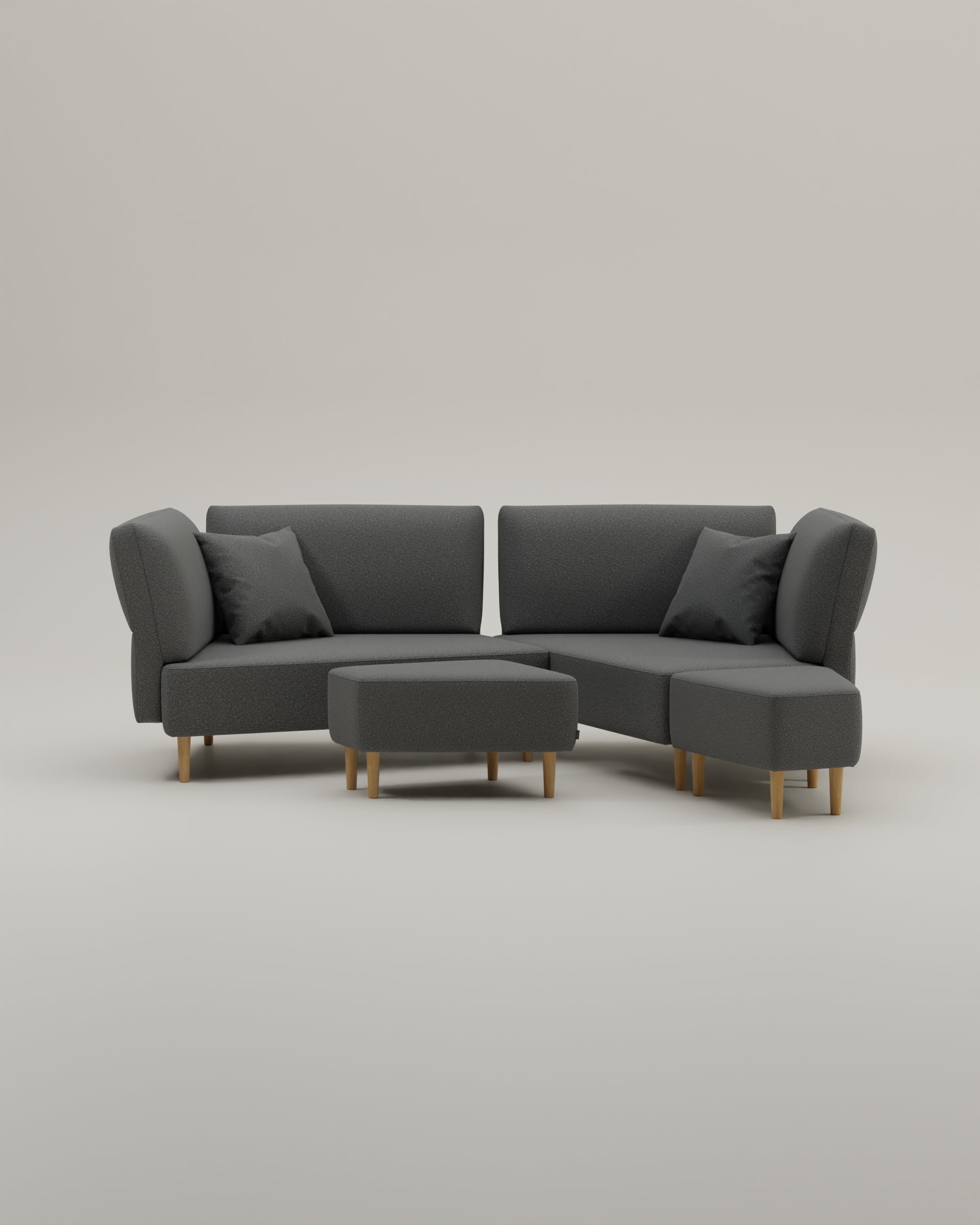 Stoffbezug - Modulares Sofa Mike mit Schlaffunktion