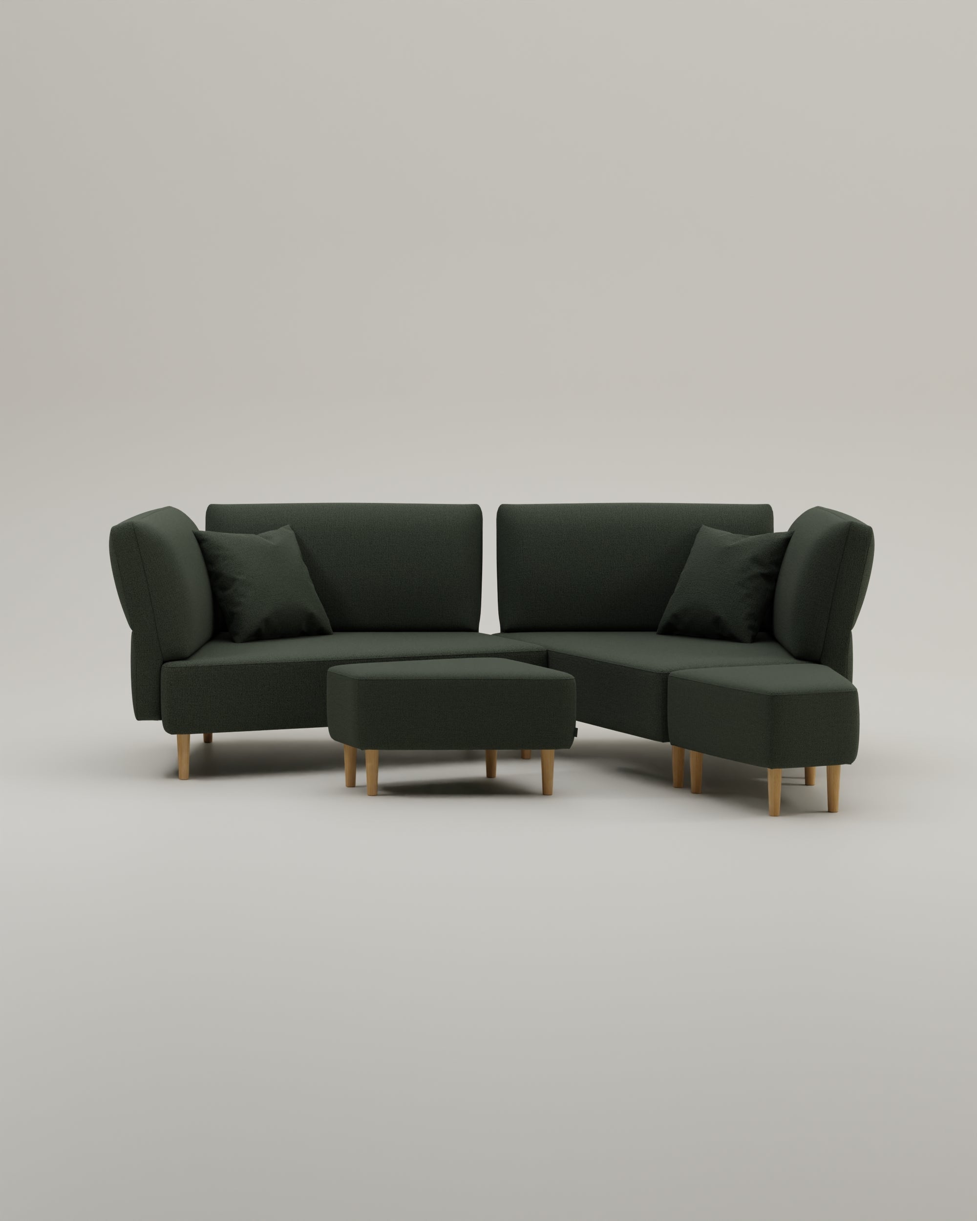 Stoffbezug - Modulares Sofa Mike mit Schlaffunktion