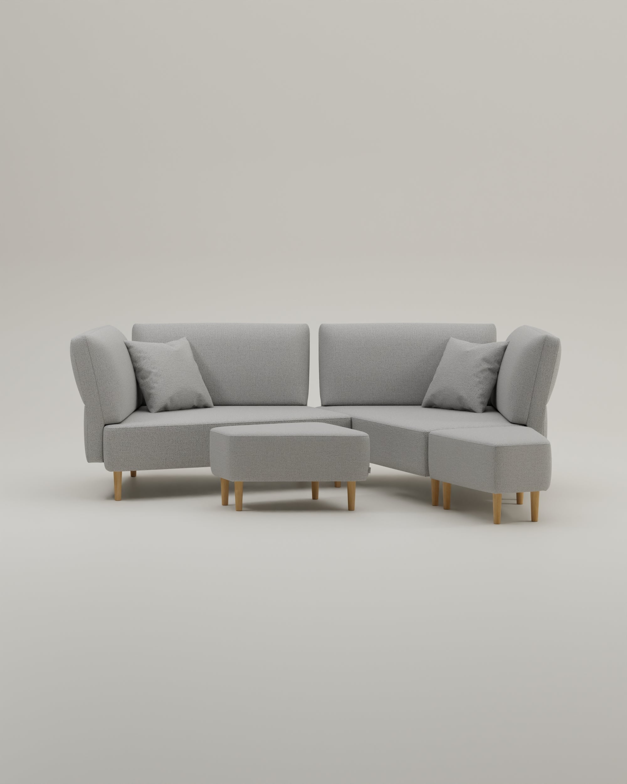 Stoffbezug - Modulares Sofa Mike mit Schlaffunktion