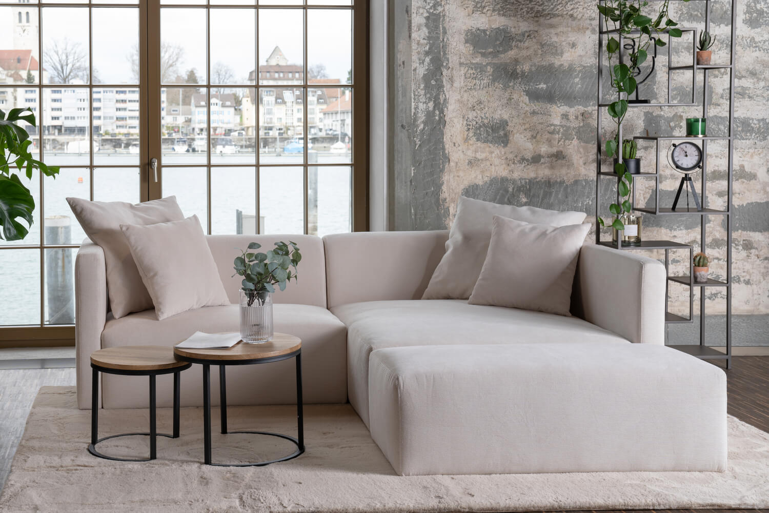Outlet - Divano modulare Paula S con funzione letto - Showroom Ginevra
