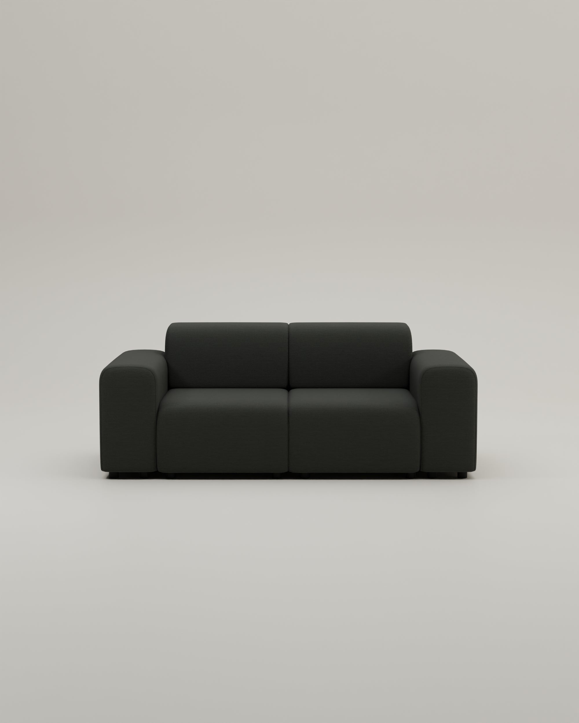 Modulares Sofa Nina 2-Sitzer mit Schlaffunktion