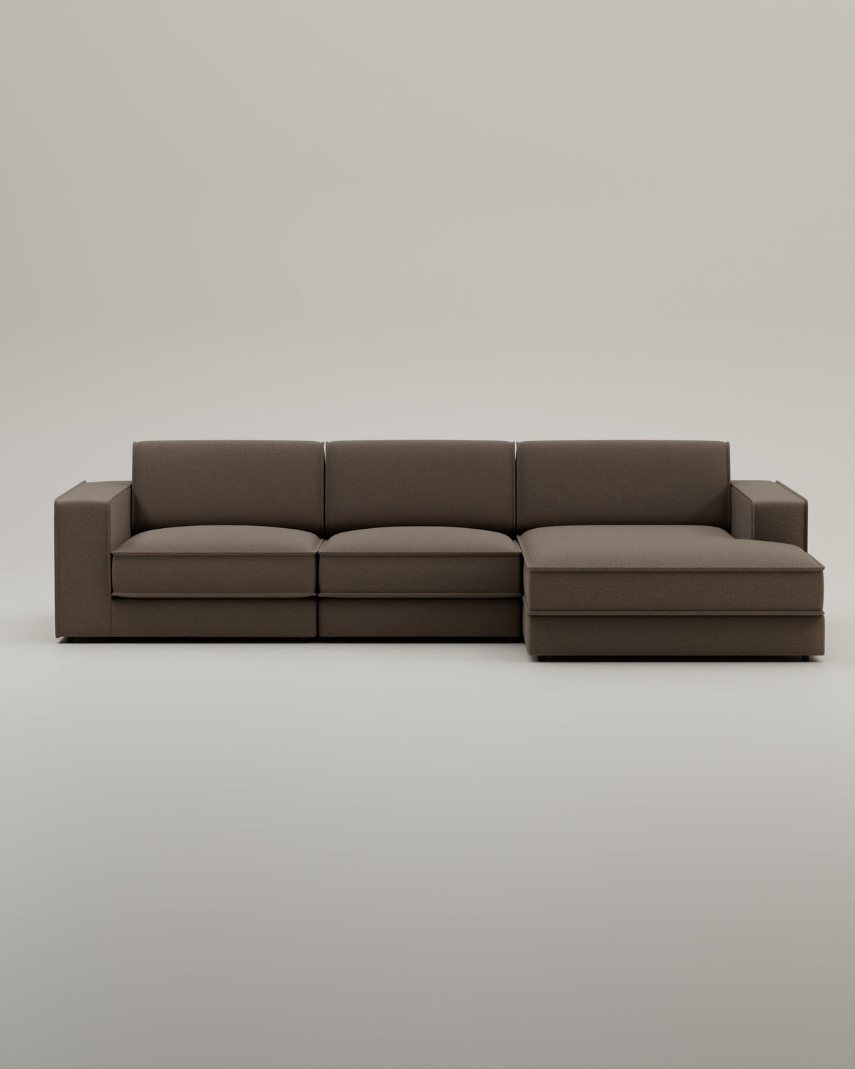 Divano modulare Terra L a 4 posti con funzione letto