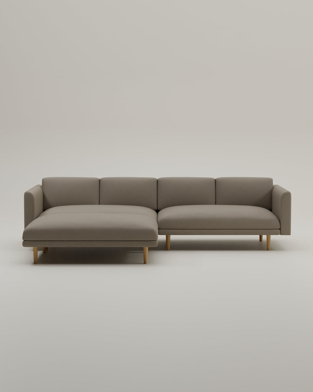 Divano modulare Aera 3 posti con pouf e funzione letto