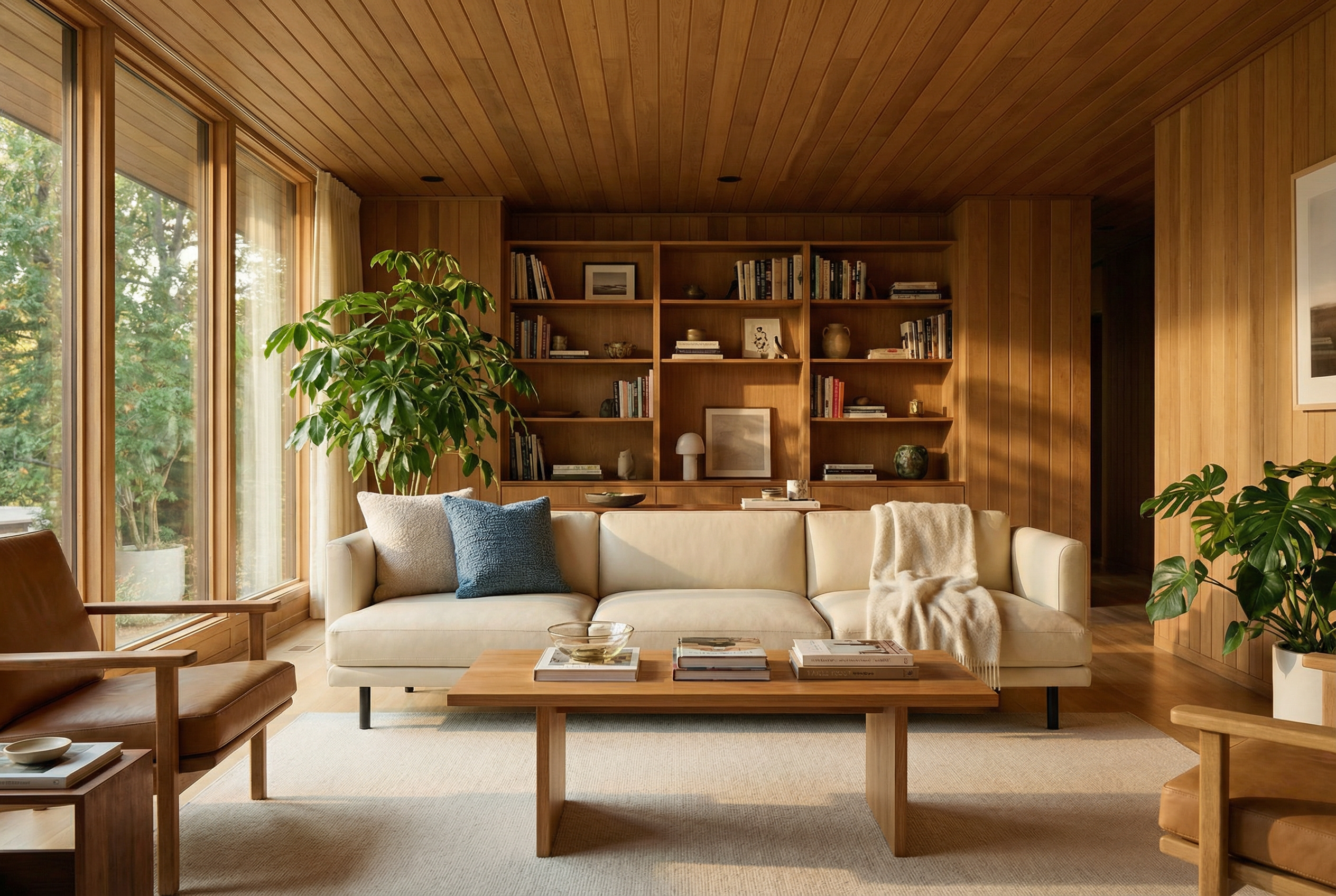 Modulares Sofa Aera 3-Sitzer mit Hocker und mit Schlaffunktion