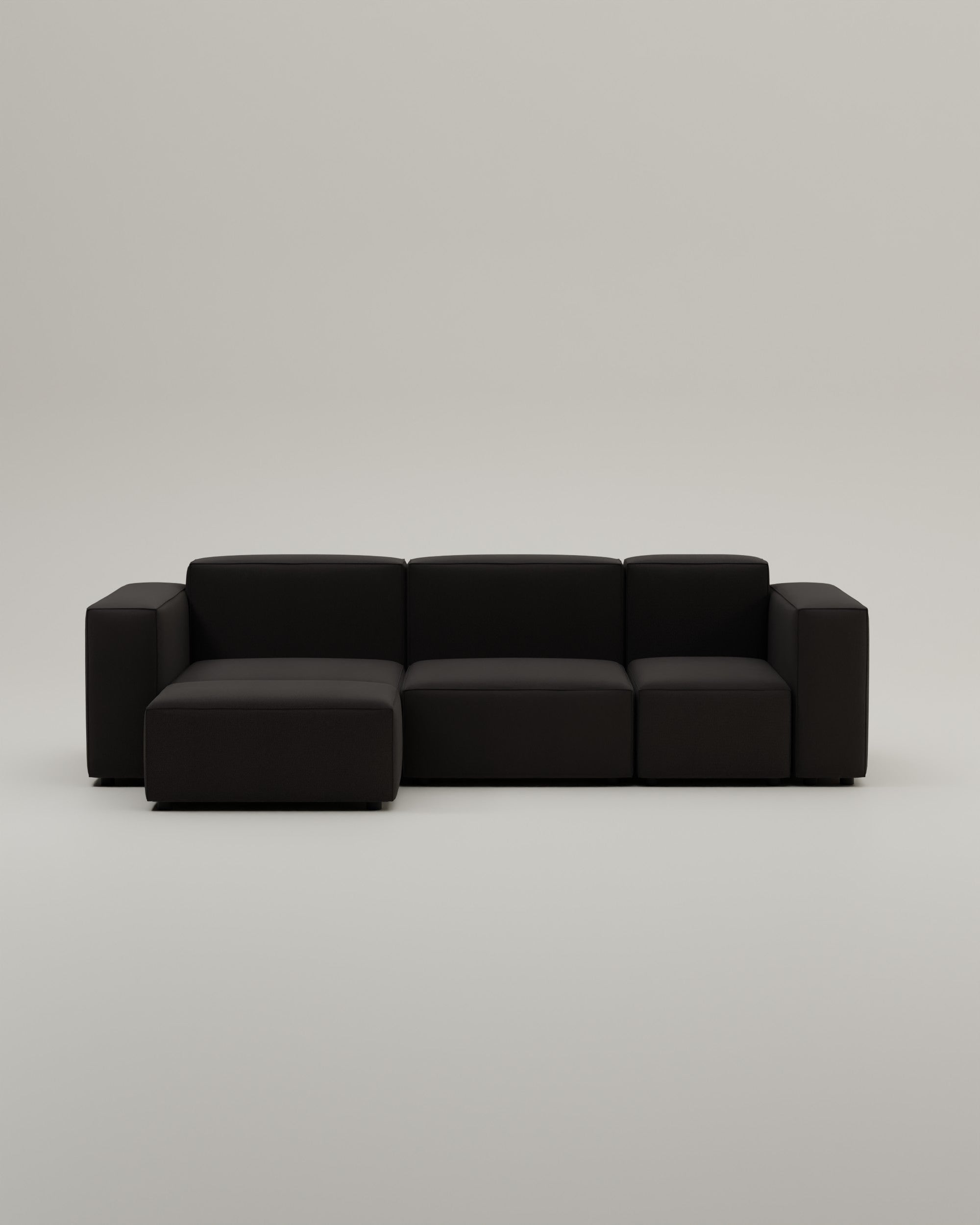 Harvey 4-seater mini modular corner sofa with sleep function
