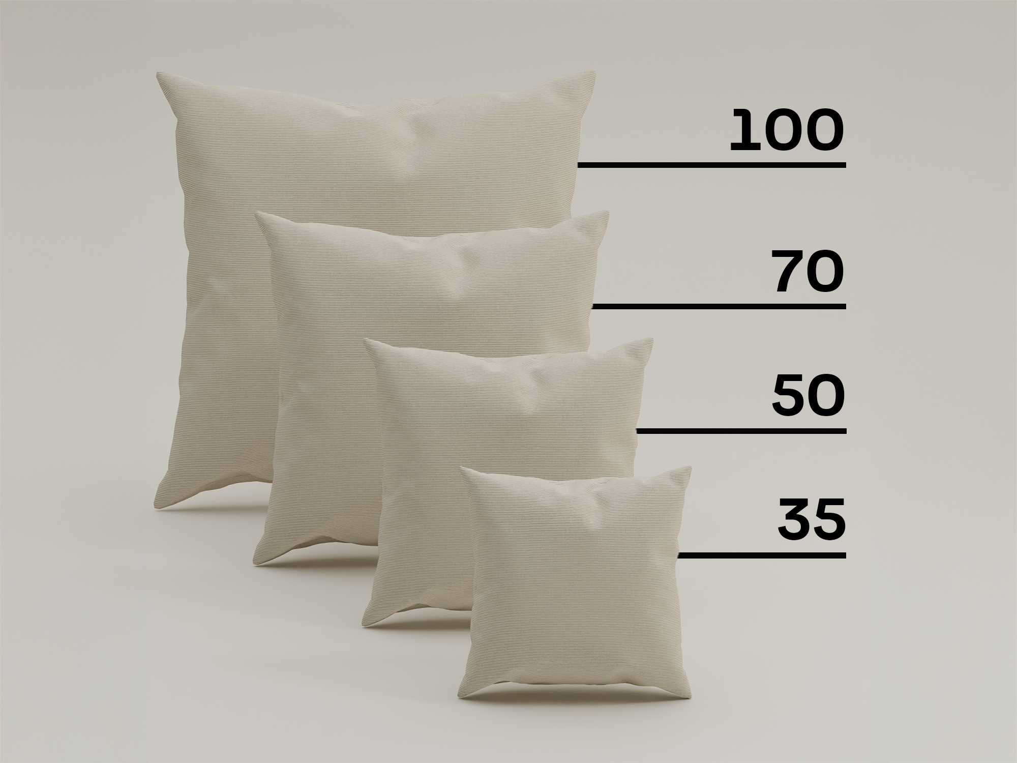 Decorative pillows Cord