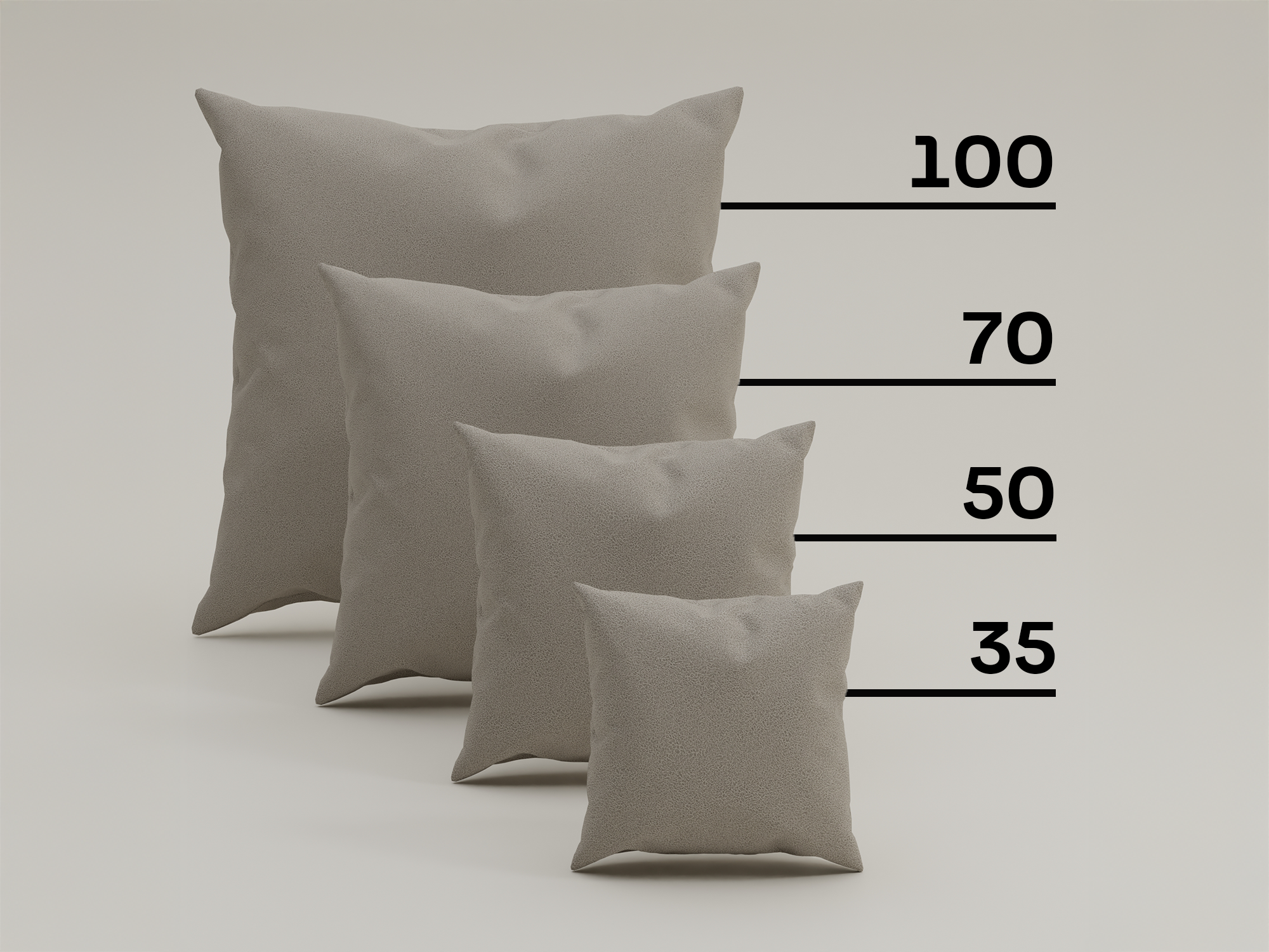 Coussin décoratif housse en tissu Fuego