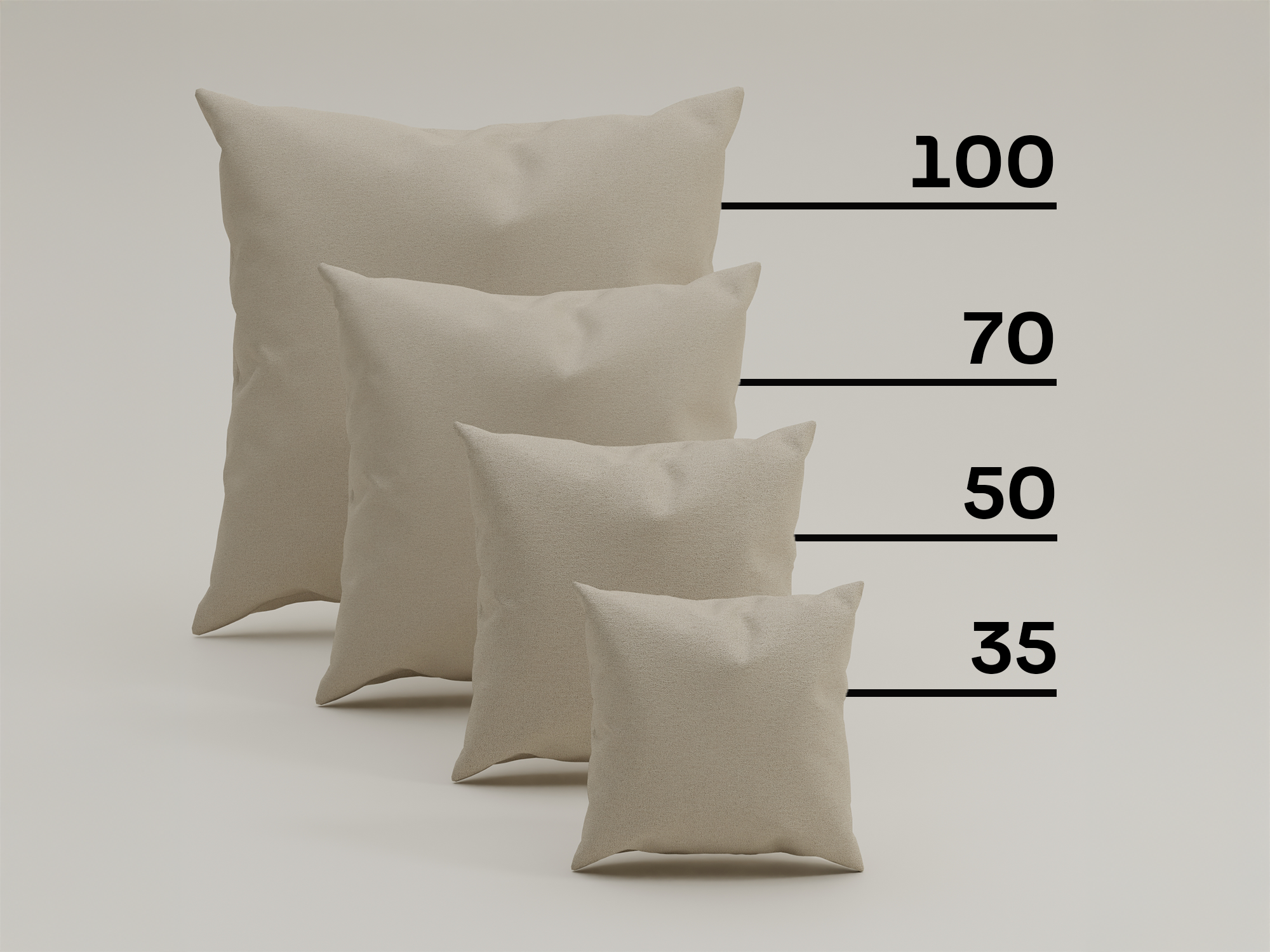 Decorative pillows Linea