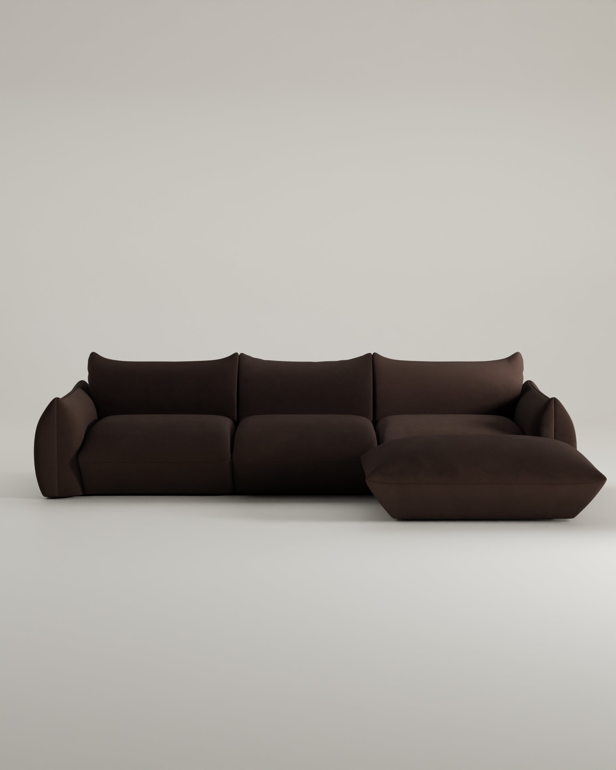 Modular sofa Luma L 4-seater with sleep function