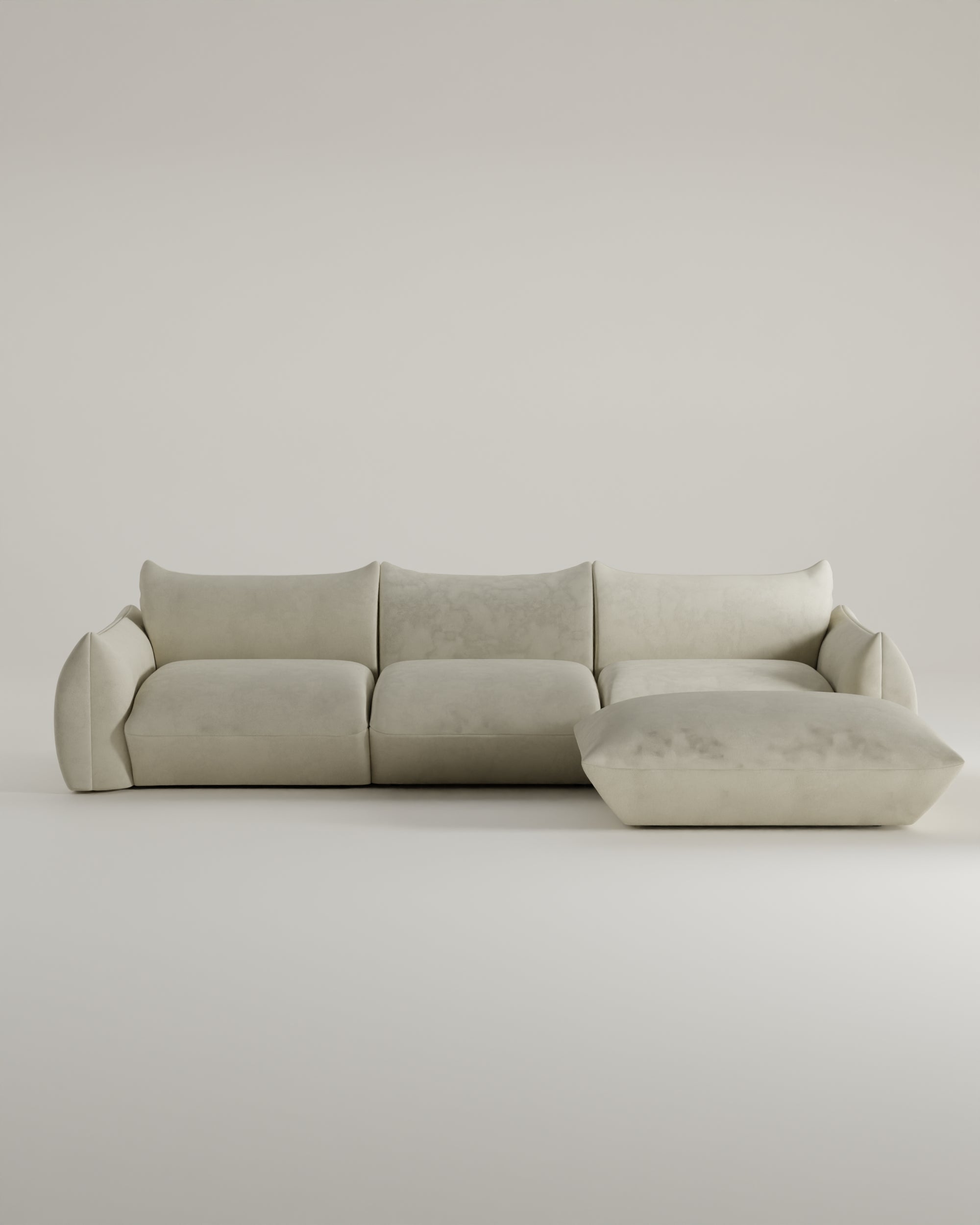 Modular sofa Luma L 4-seater with sleep function
