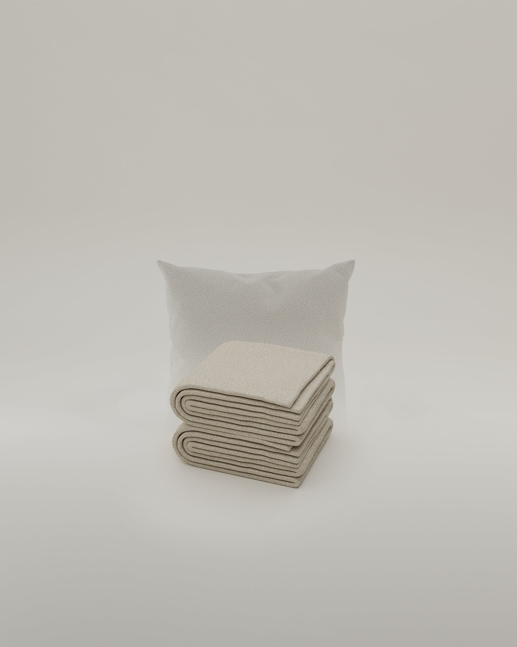 Stoffbezug-Zierkissen Linea