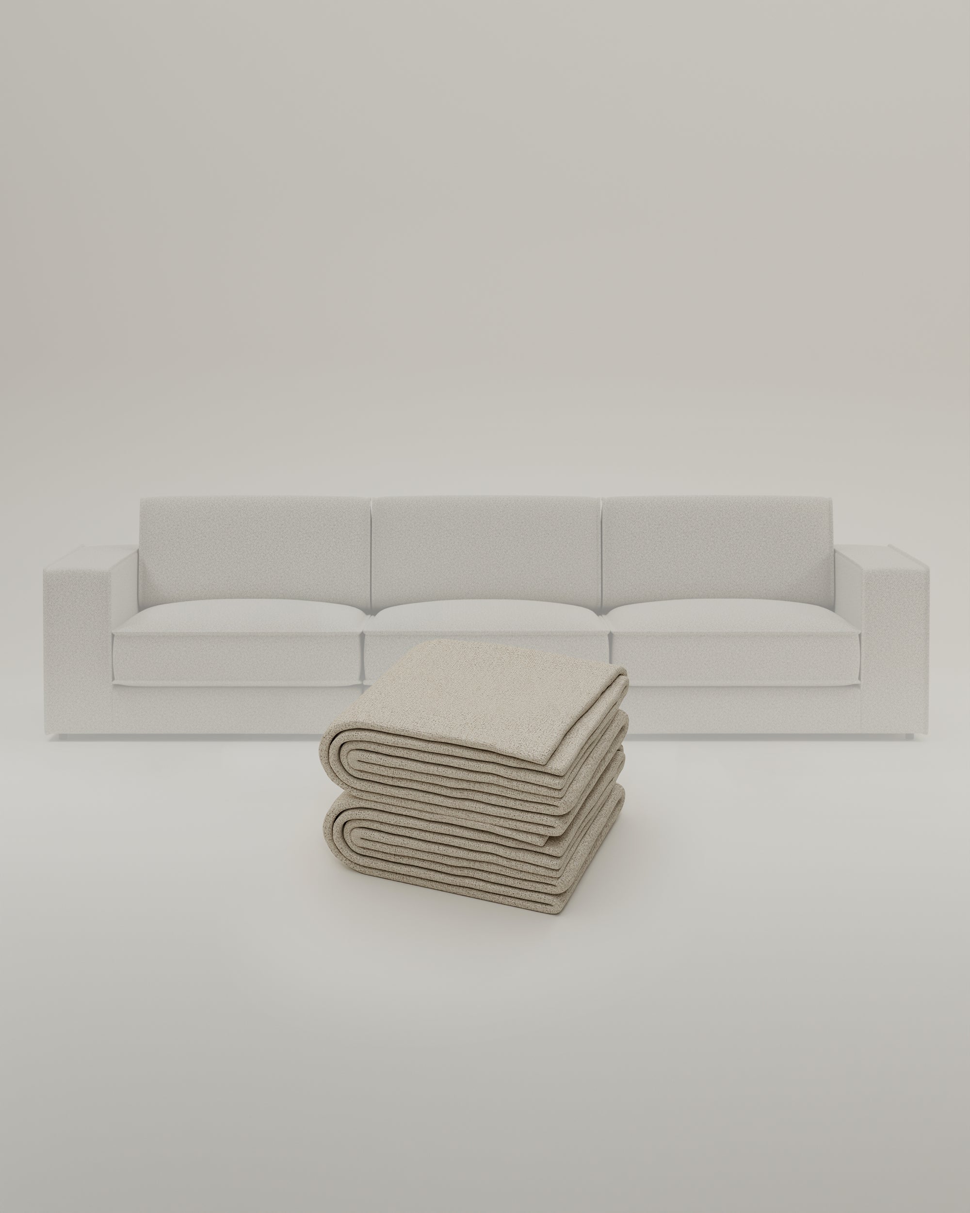Rivestimento in tessuto - Divano modulare Terra a 3 posti con funzione letto