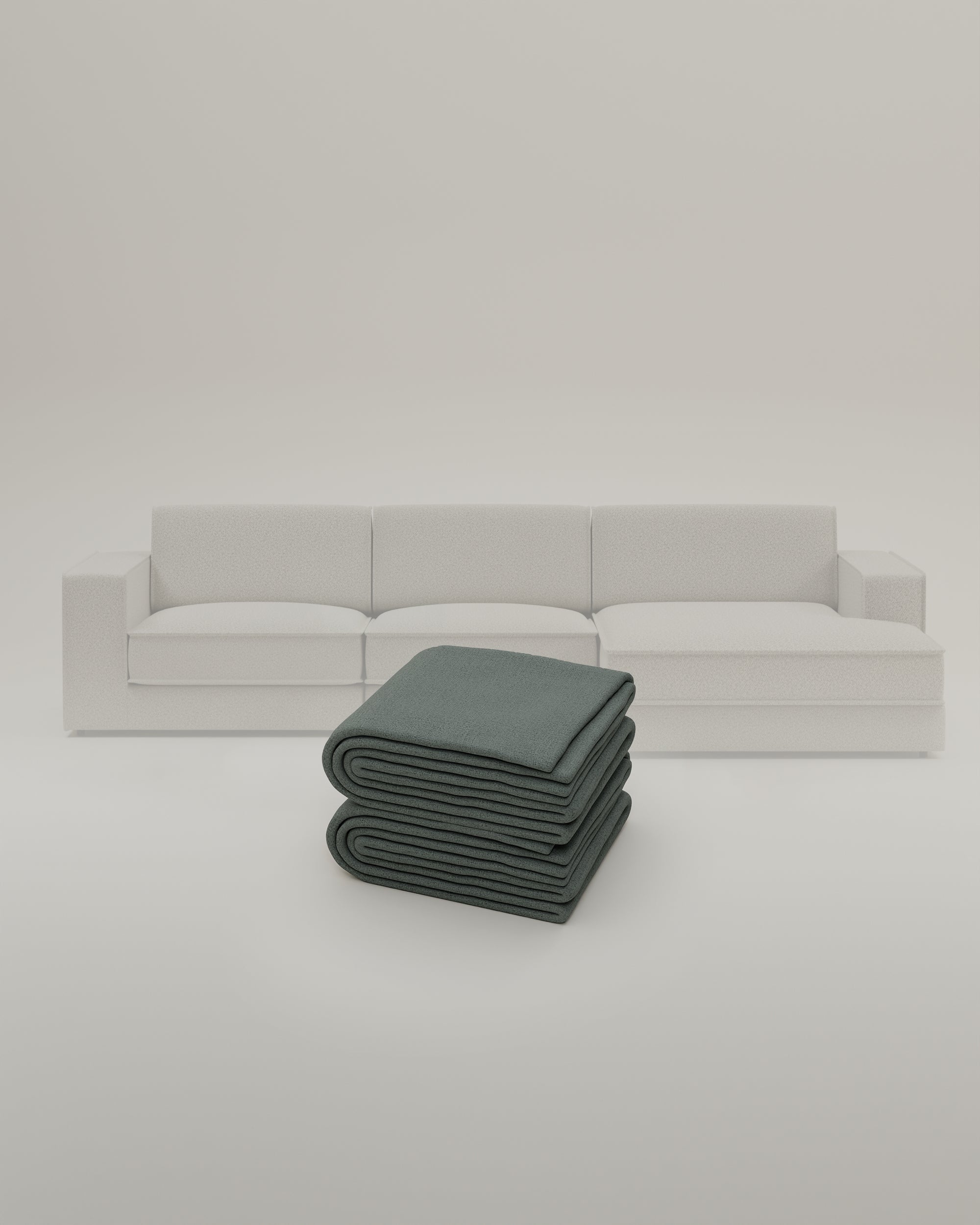 Fabric cover - Terra L 4-seater modular sofa with sleep function