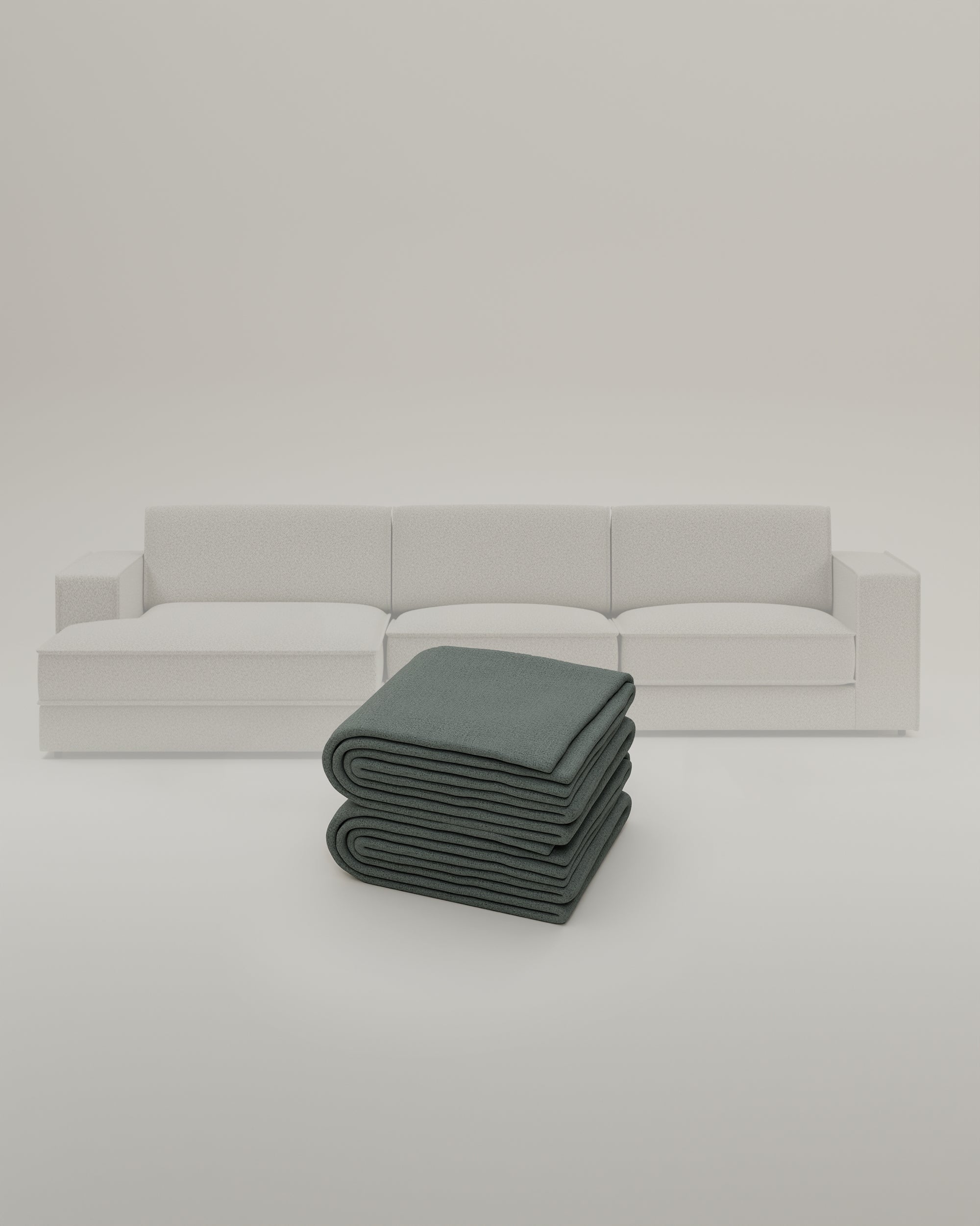 Fabric cover - Terra L 4-seater modular sofa with sleep function