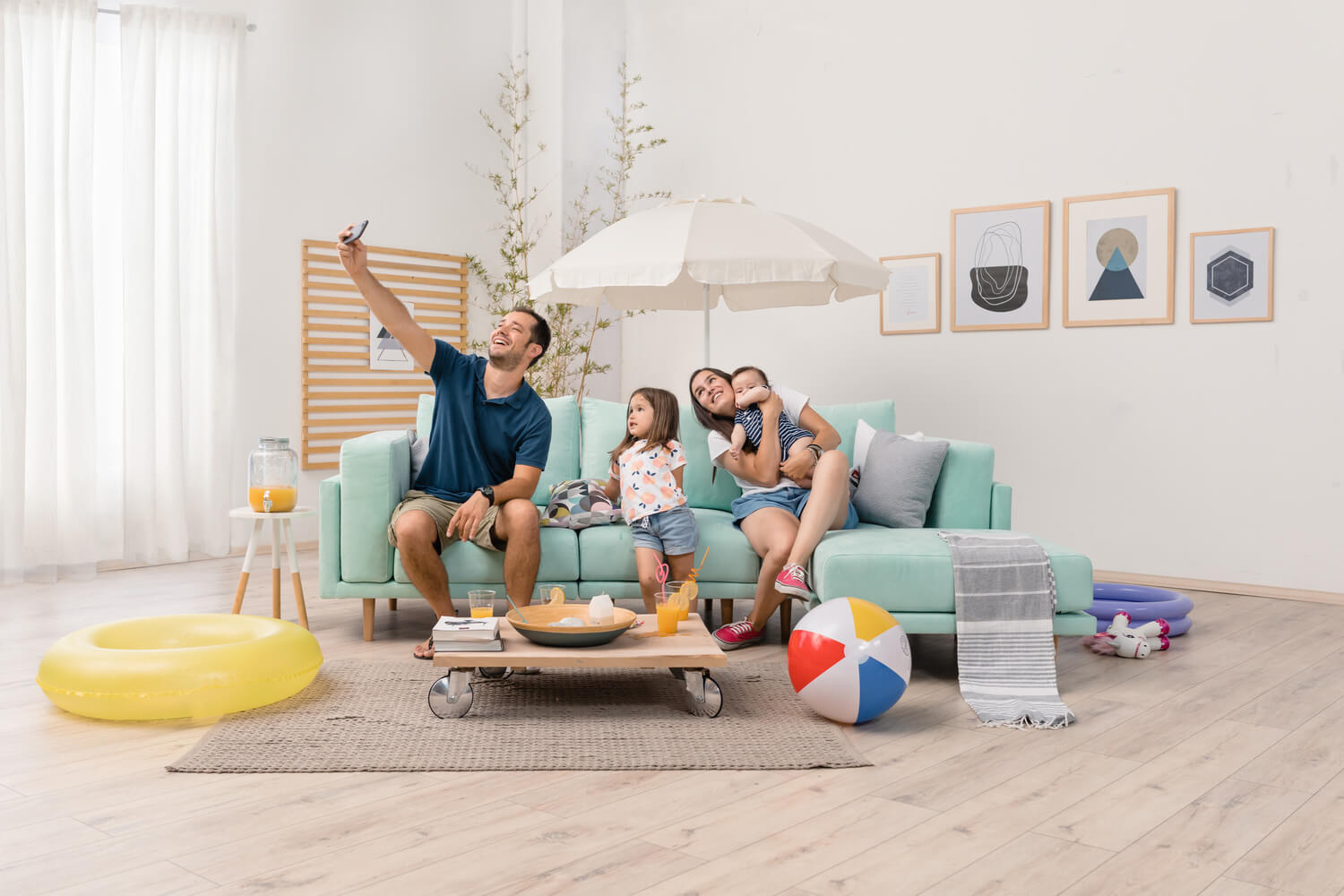 Wie bleibt mein Wohnzimmer trotz Hitze kühl?