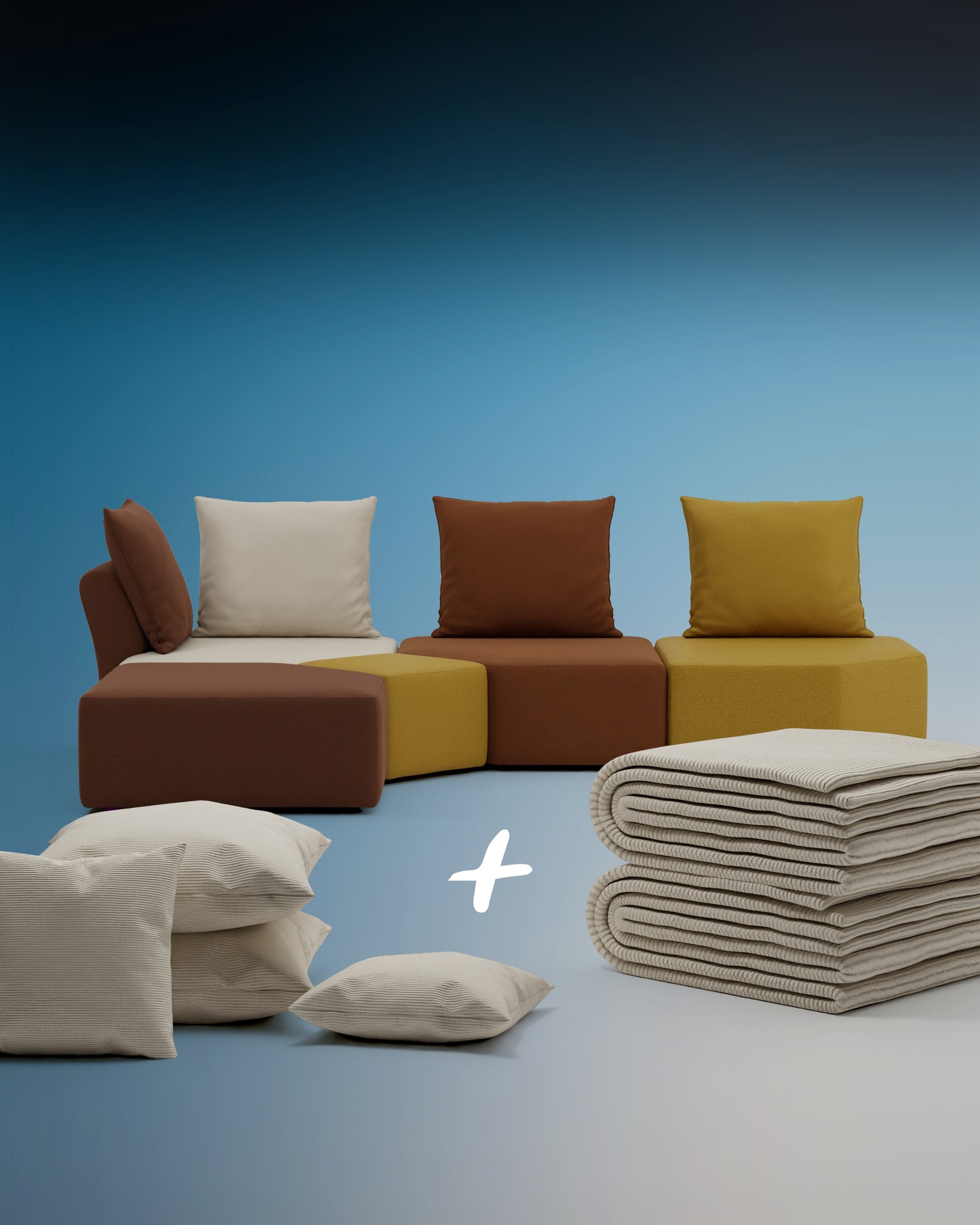 Special Edition Amber - Katrina 3 in 1 modular sofa set