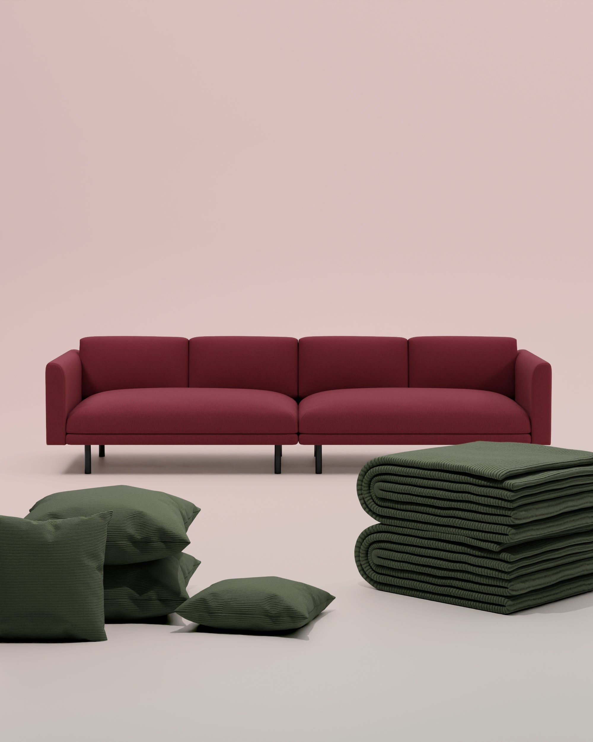 Ensemble 3 en 1 Canapé modulable Aera 3 places avec fonction sommeil