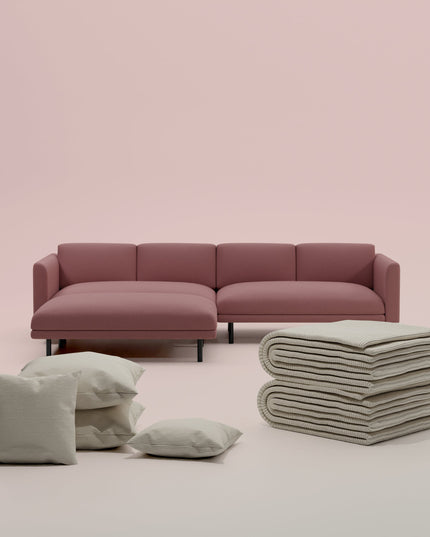 Ensemble 3 en 1 Canapé modulable Aera 3 places avec pouf et fonction sommeil