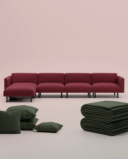 Ensemble 3 en 1 Canapé modulable Aera 5 places avec fonction sommeil