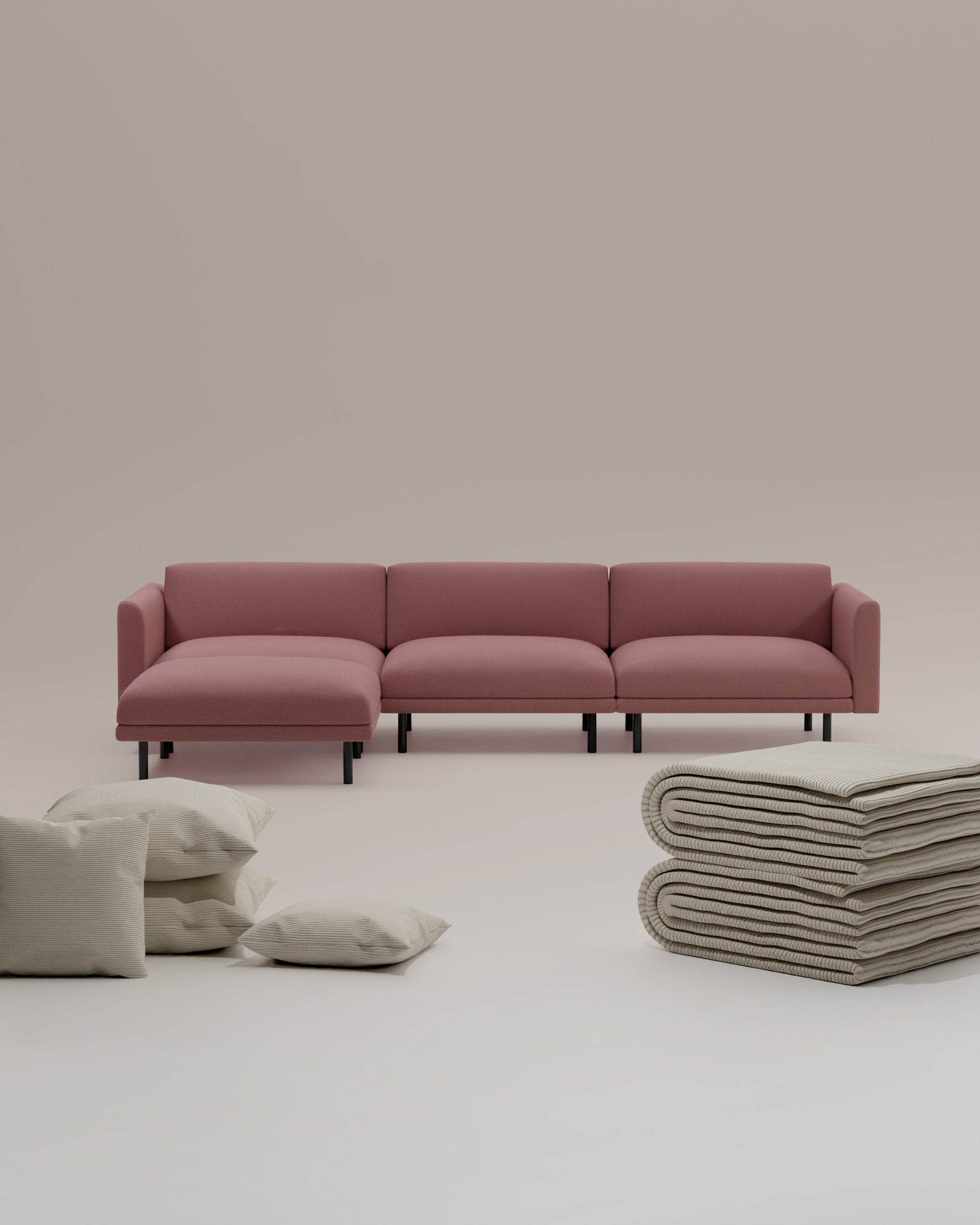 3 in 1 Set Modulares Sofa Aera Ecksofa mit Schlaffunktion