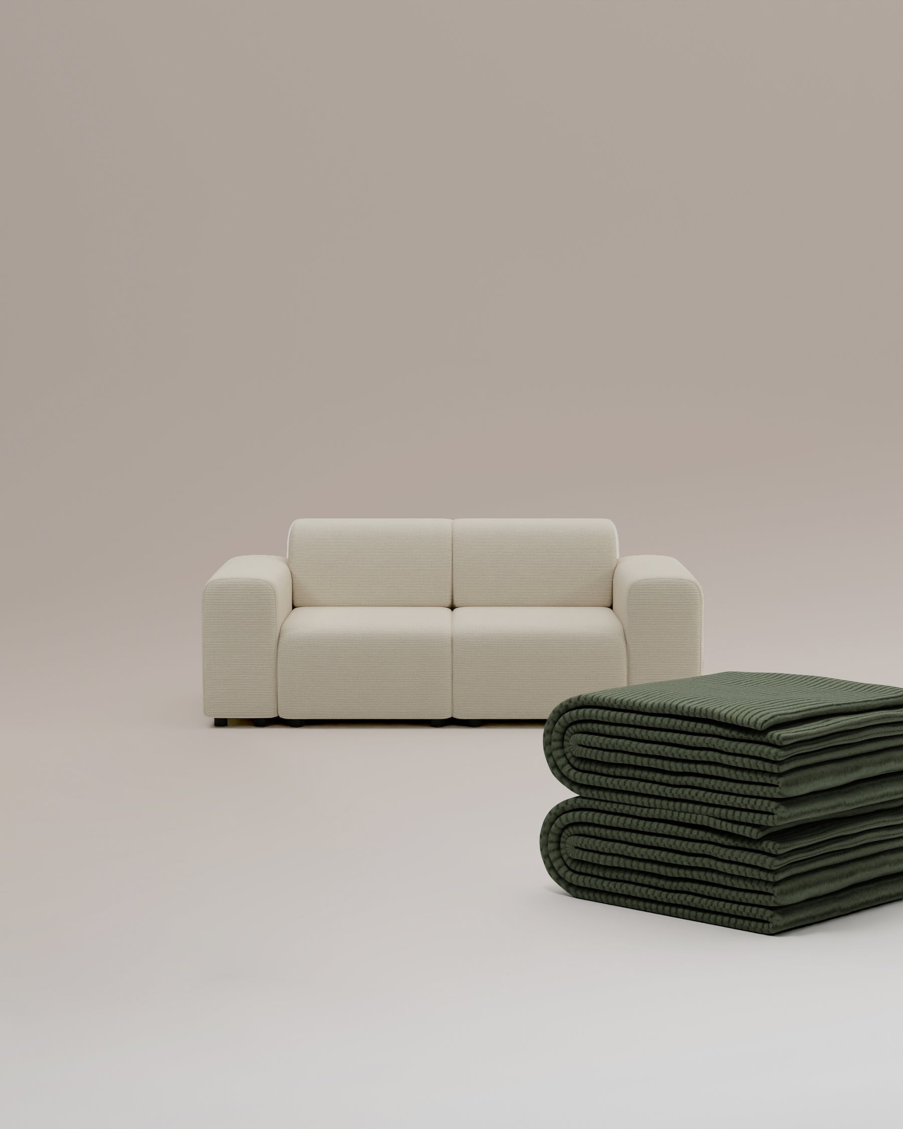 Modular sofa Nina 2-seater with sleep function incl. free replacement cover