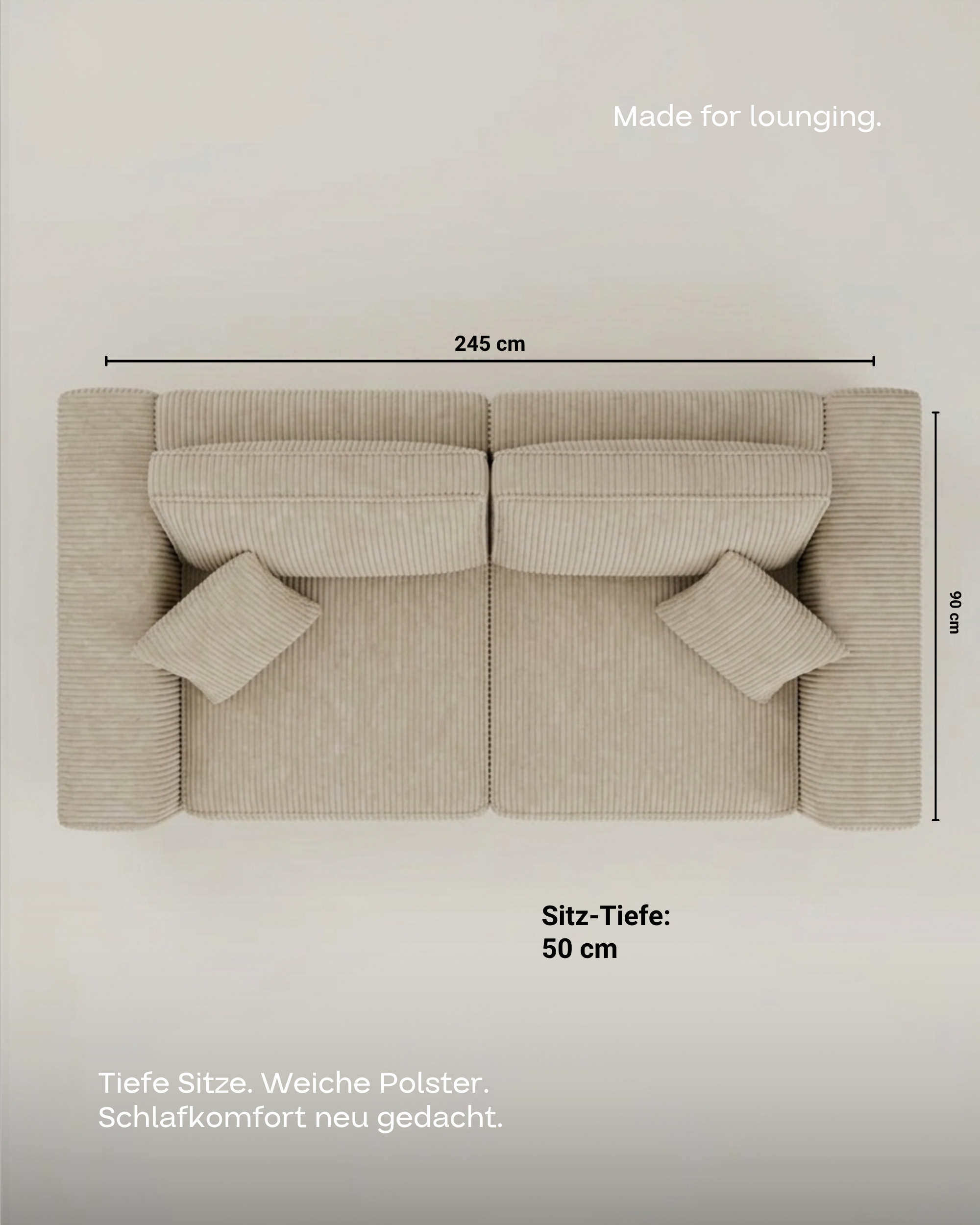 Schlafsofa Nora 2-sitzer