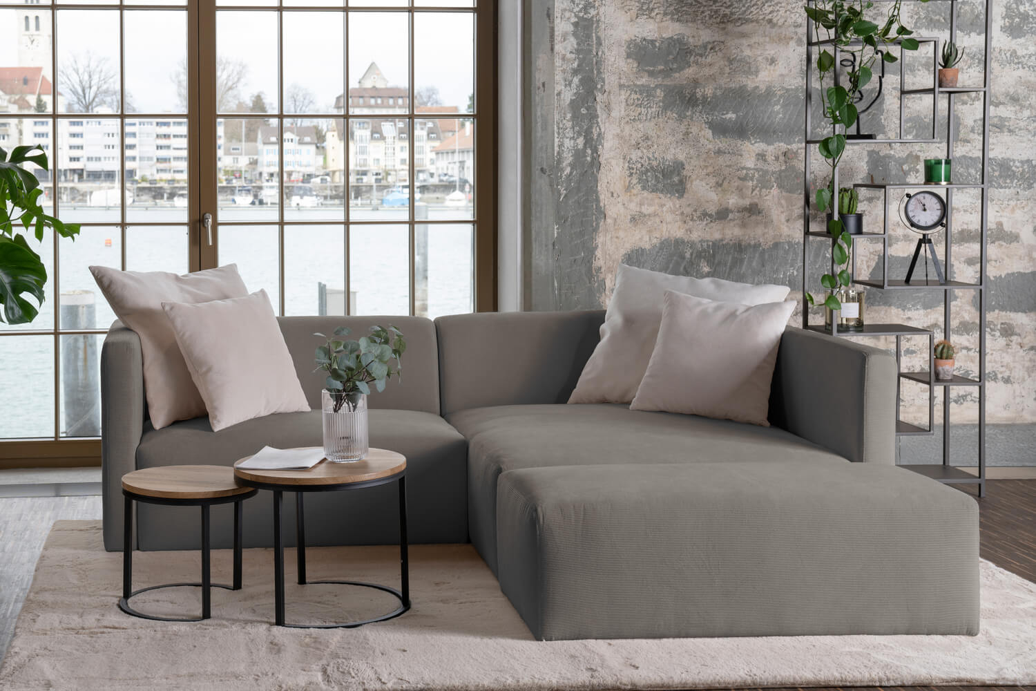 Outlet - Divano modulare Paula S con funzione letto - Showroom Ginevra