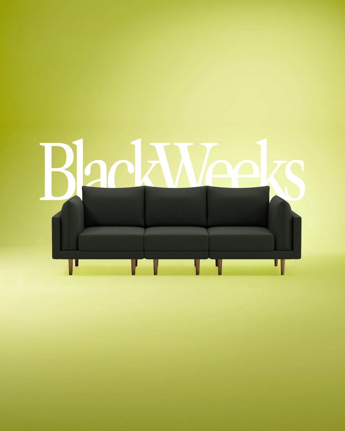 Modulares Sofa Donna 3-Sitzer mit Schlaffunktion