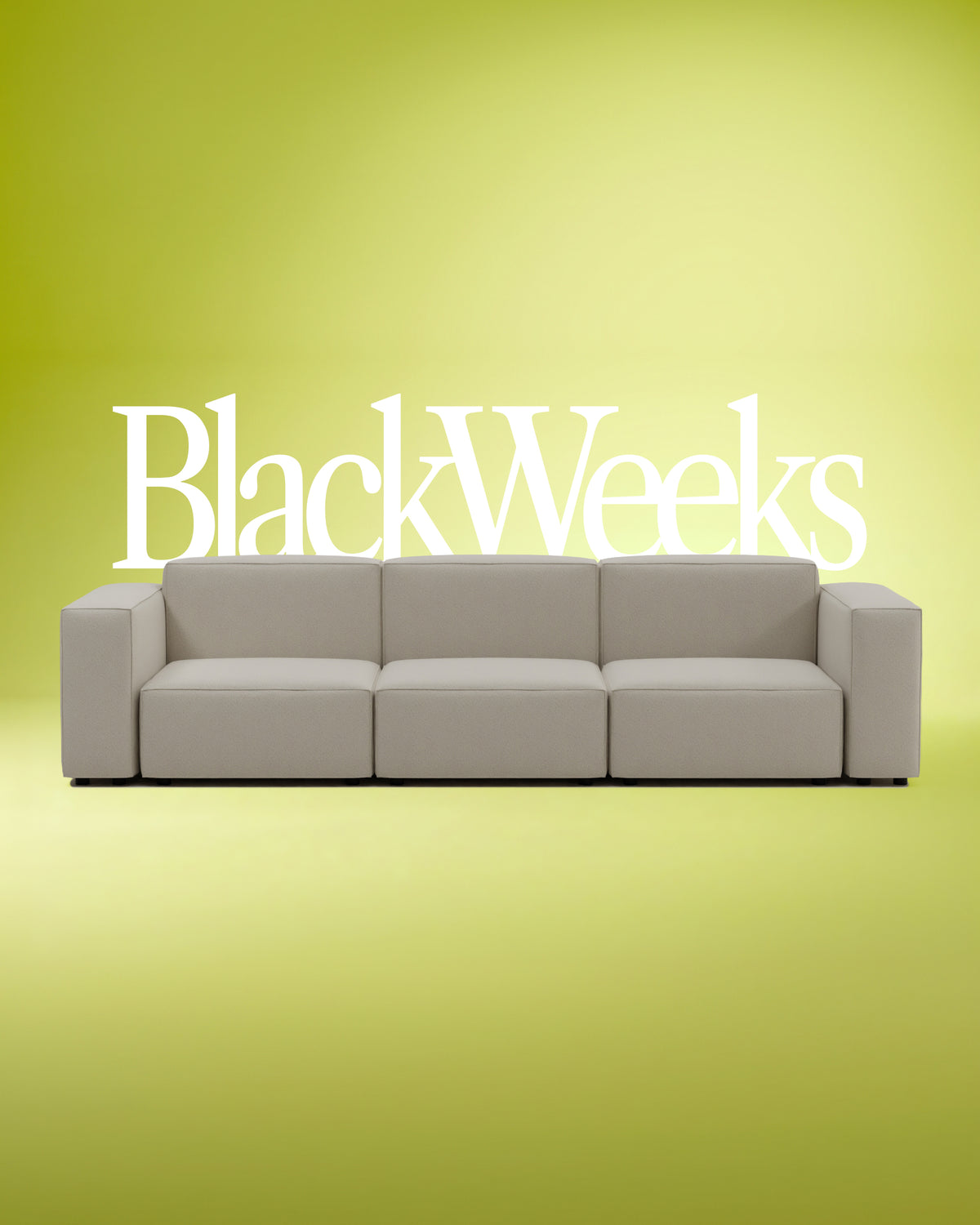 Modulares Sofa Harvey 4-Sitzer mit Schlaffunktion