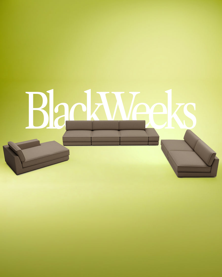 Divano modulare Terra U-Form / Salotto con funzione notte
